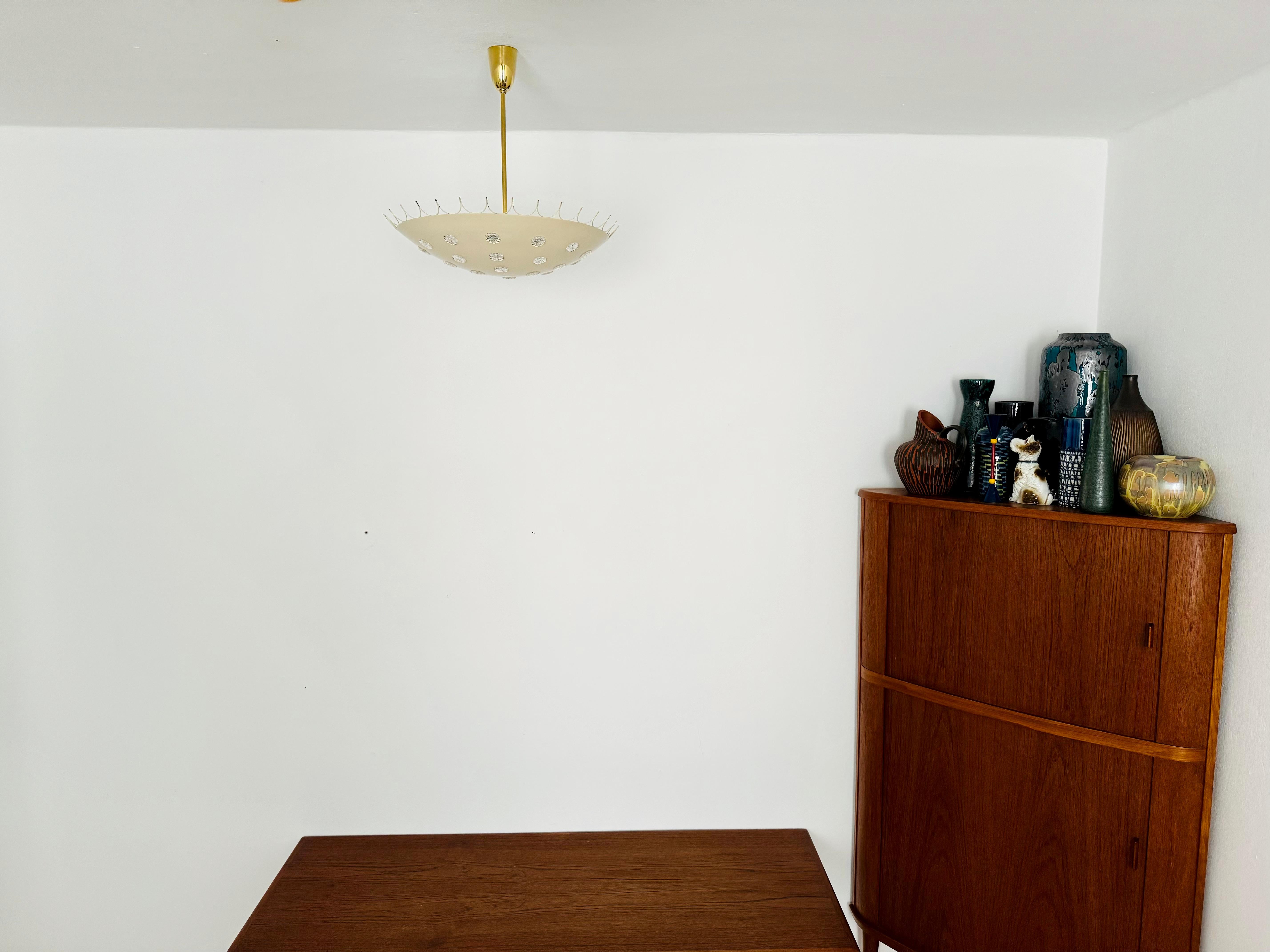 Mid-20th Century Crystal Glass Uplight by Emil Stejnar for Rupert Nikoll
