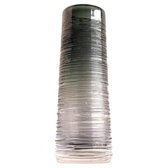 Vase aus Kristallglas, hergestellt und signiert von Bengt Edenfalk für Skruf, Schweden, 1970er Jahre