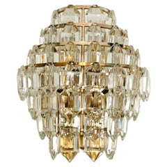 Crystal Glass Wall Lamp by Bakalowits