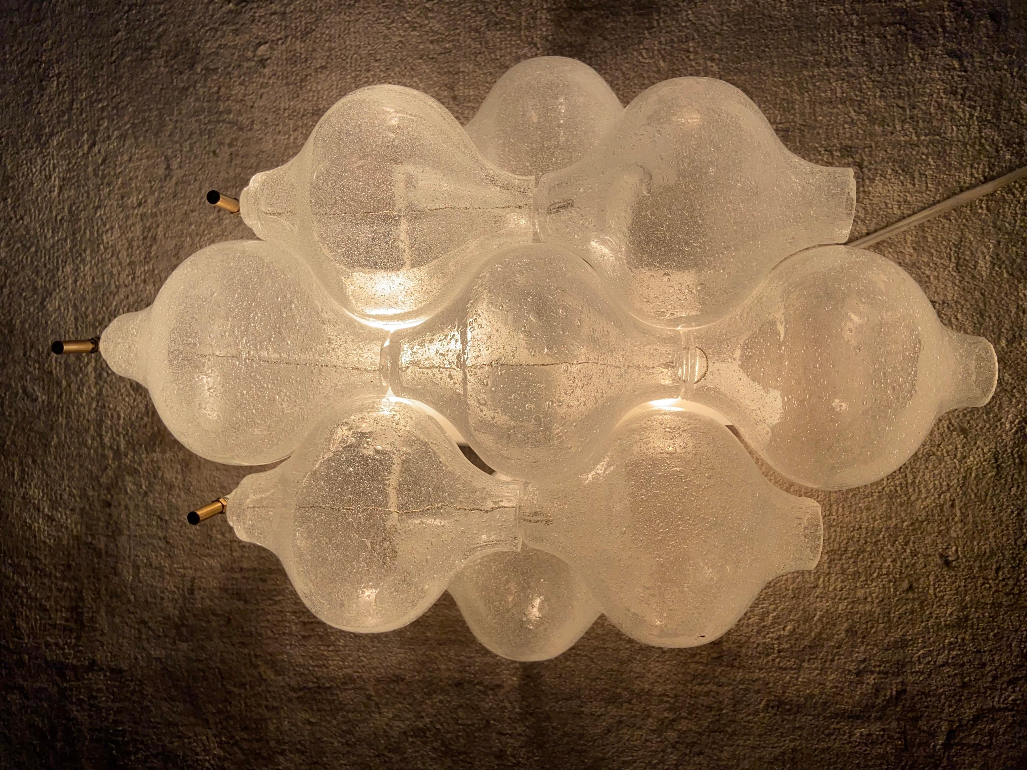 Mid-Century Modern Applique Tulipan 9 WA de Kalmar Franken, Autriche en vente