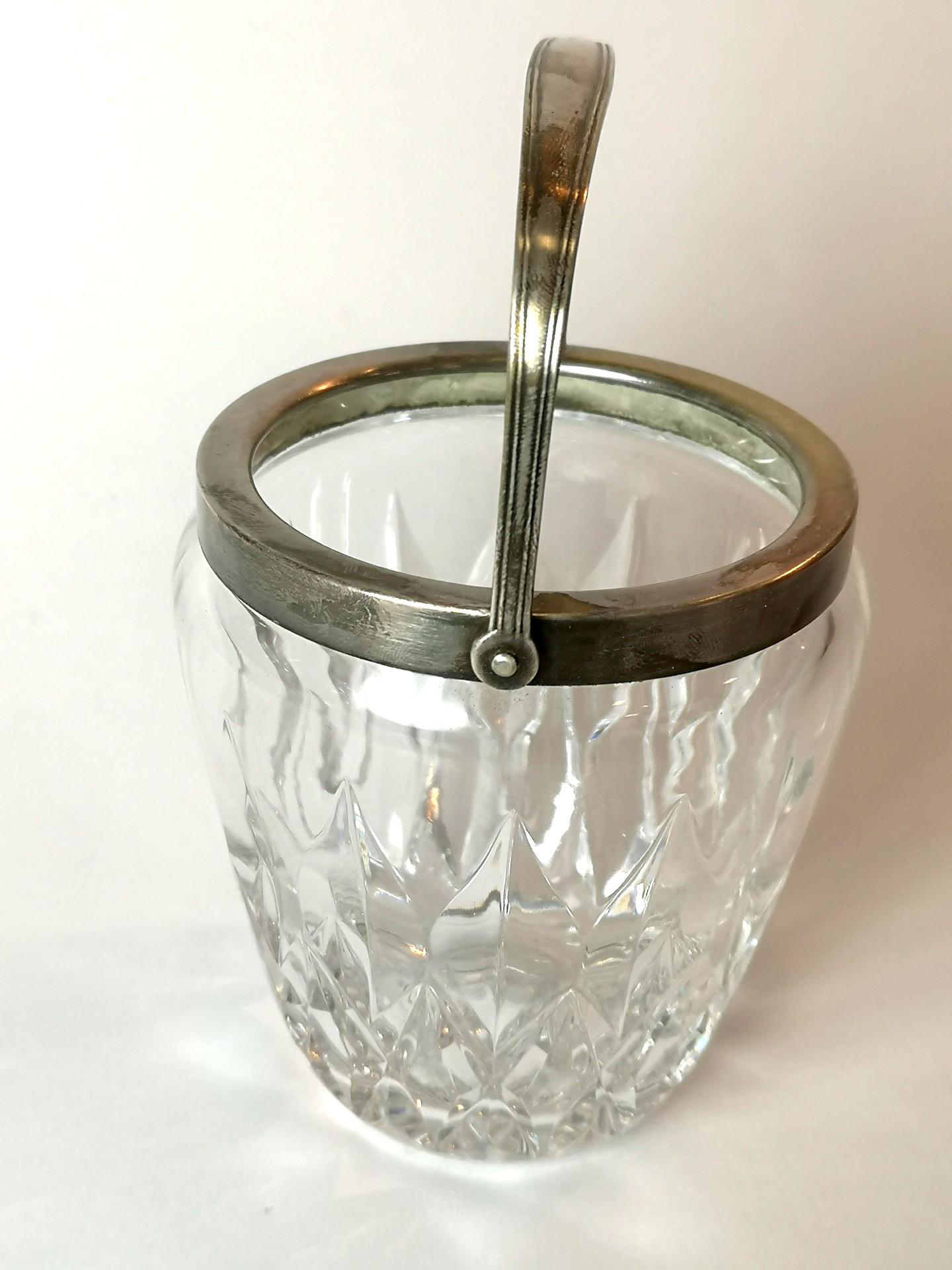 Crystal Glass WMF Ice Bucket, 1970s, '5230' In Good Condition In Budapest, HU