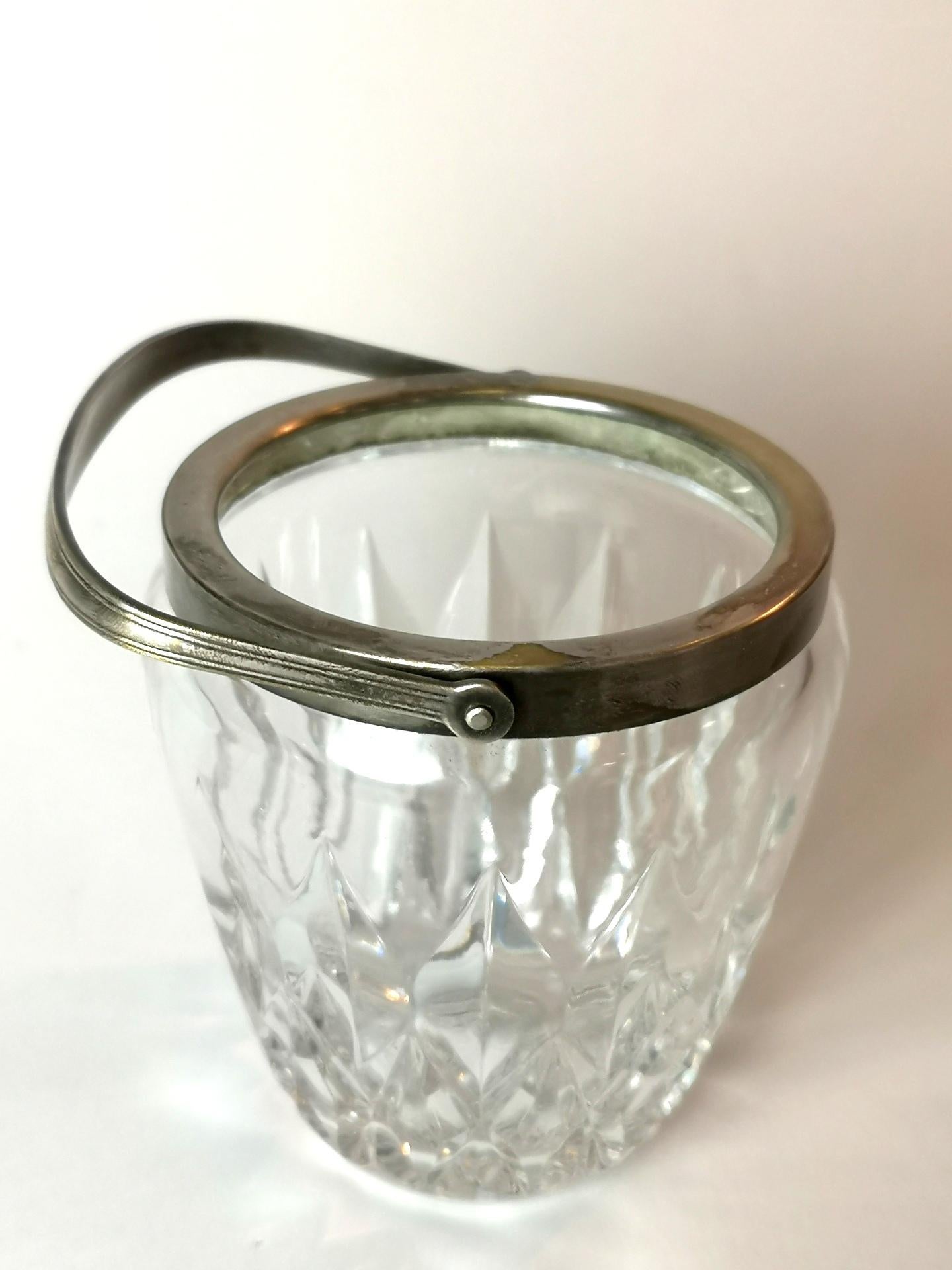 Late 20th Century Crystal Glass WMF Ice Bucket, 1970s, '5230'