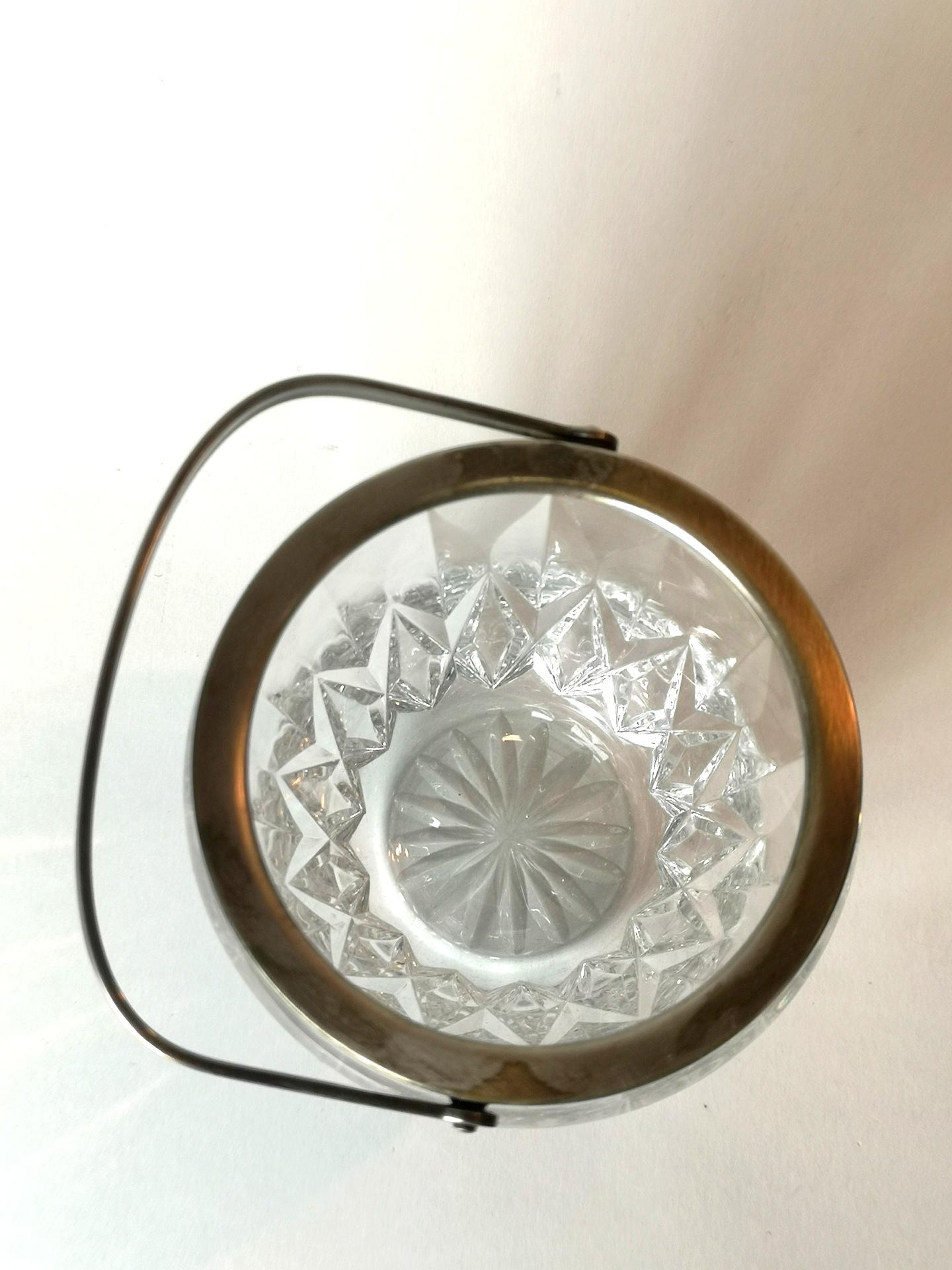 Crystal Glass WMF Ice Bucket, 1970s, '5230' 2