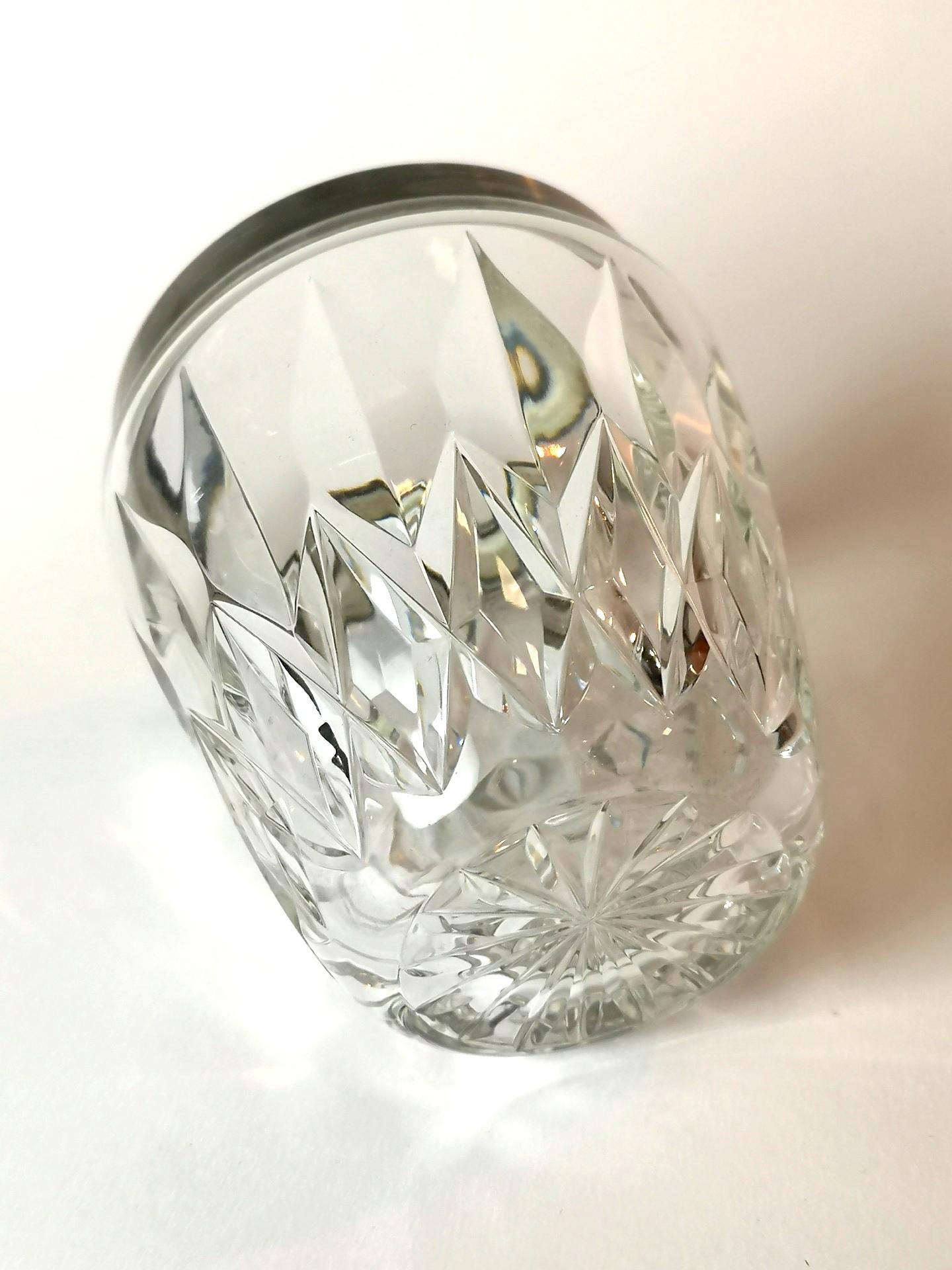 Crystal Glass WMF Ice Bucket, 1970s, '5230' 3