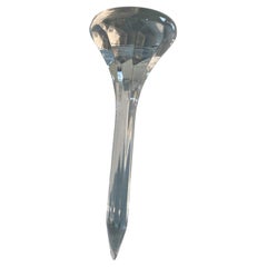 Crystal Golf Tee Paperweight by Val Saint Lambert Belgium