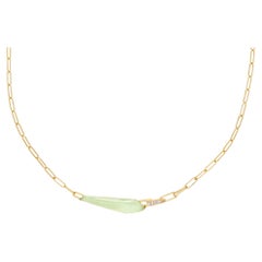 Collier ras du cou Haze Slimline Linked Shard en or jaune 18 carats