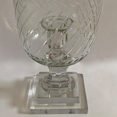 Crystal Hurricane Candleholder