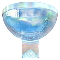 Crystal ice bucket attributed to Taddei Sestini for Kristal Krisla
