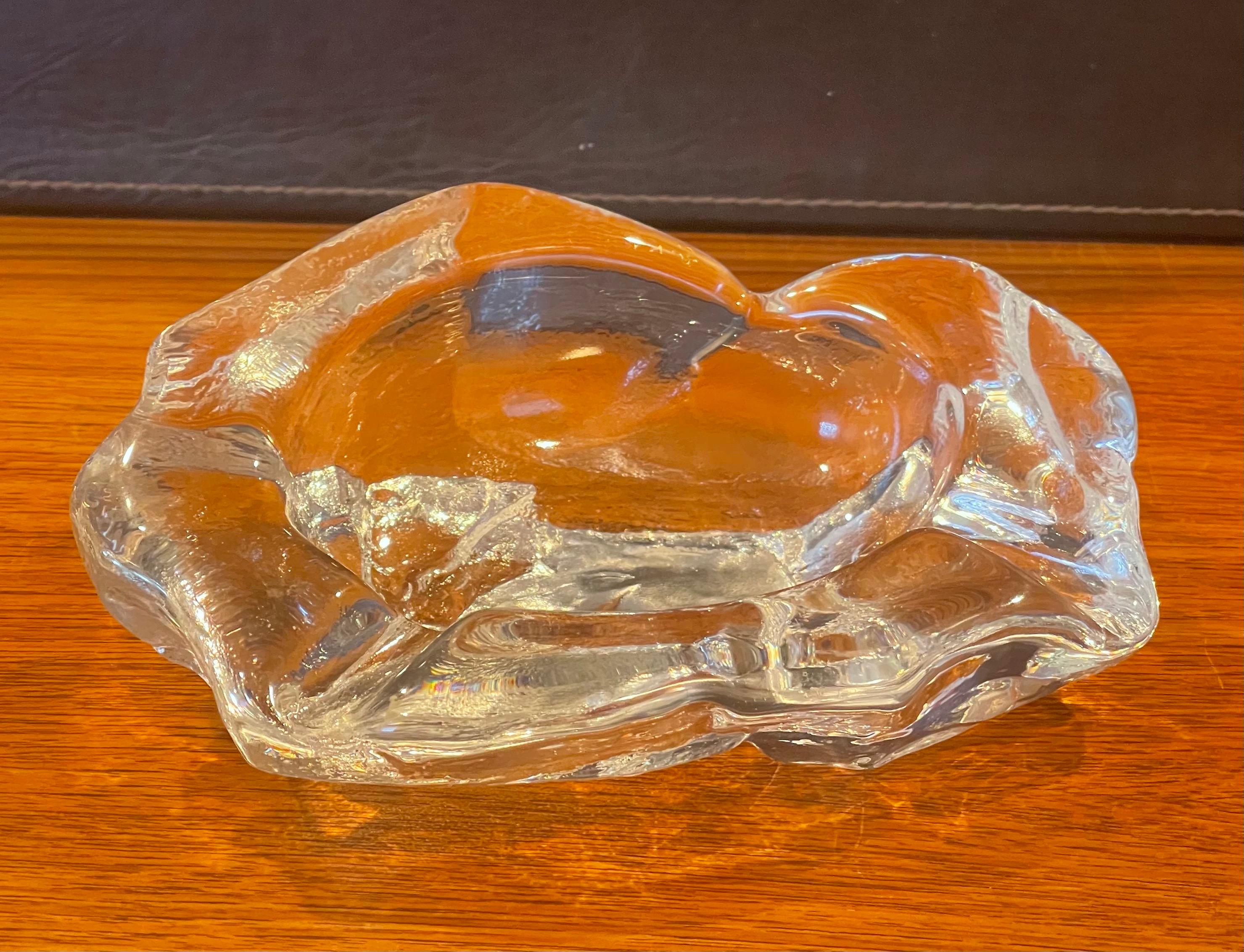 Crystal Iceberg Cigar Ashtray by Val Saint Lambert 1