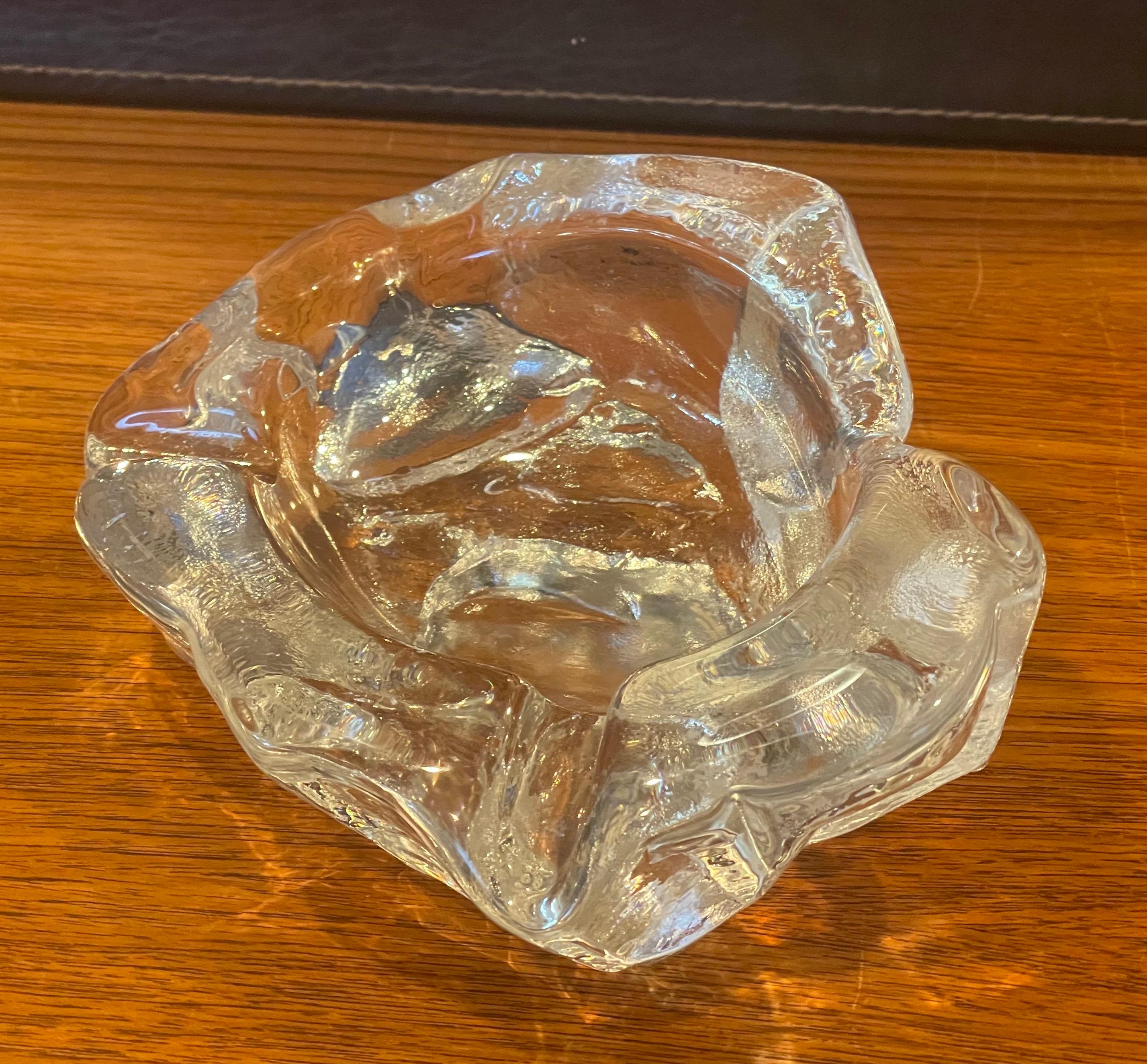 Crystal Iceberg Cigar Ashtray by Val Saint Lambert 2