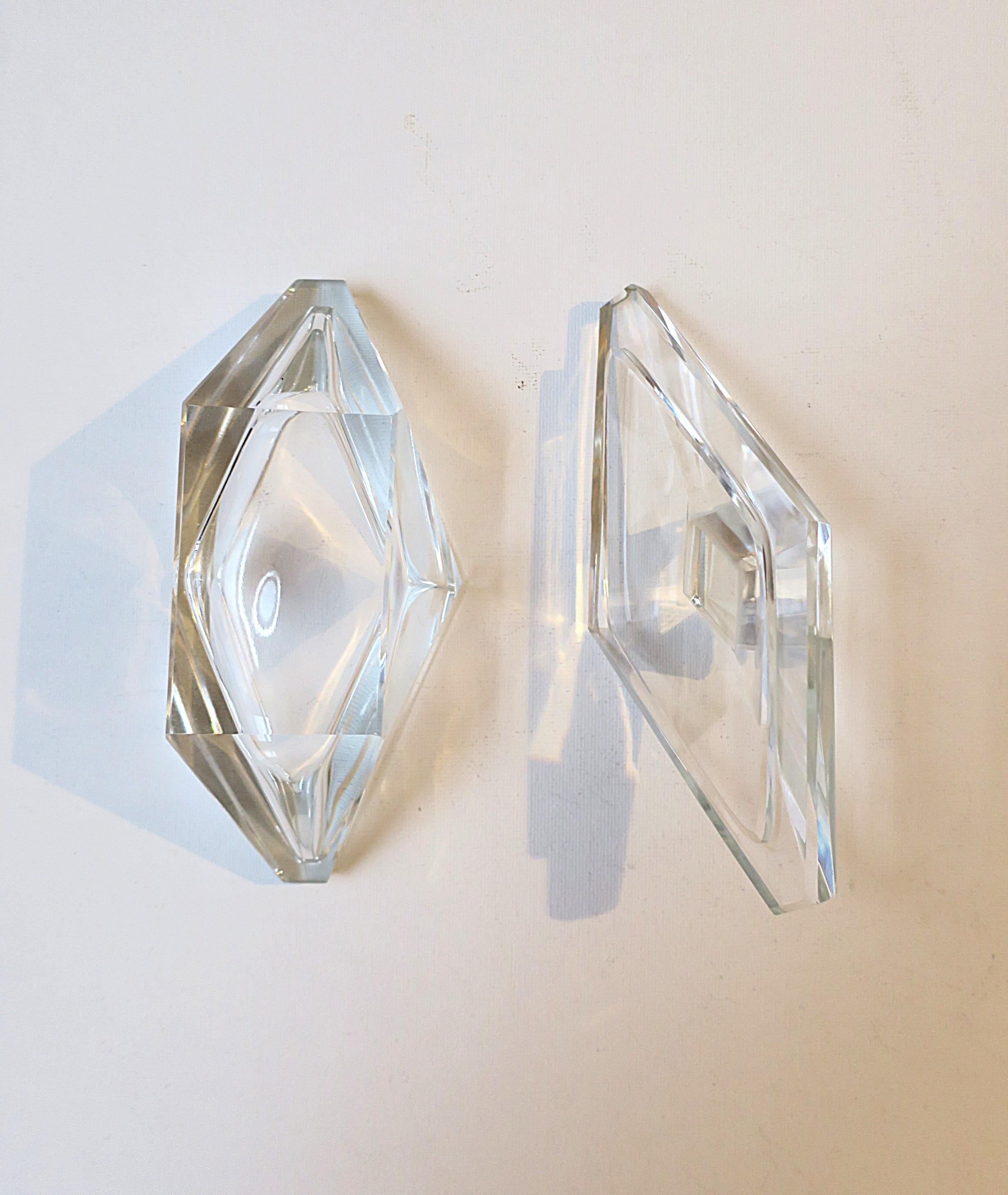 Boîte à bijoux en cristal Marque Shape en vente 2