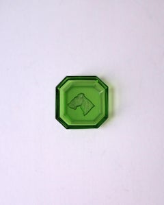 Crystal Jewelry Dish Airedale Terrier Dog