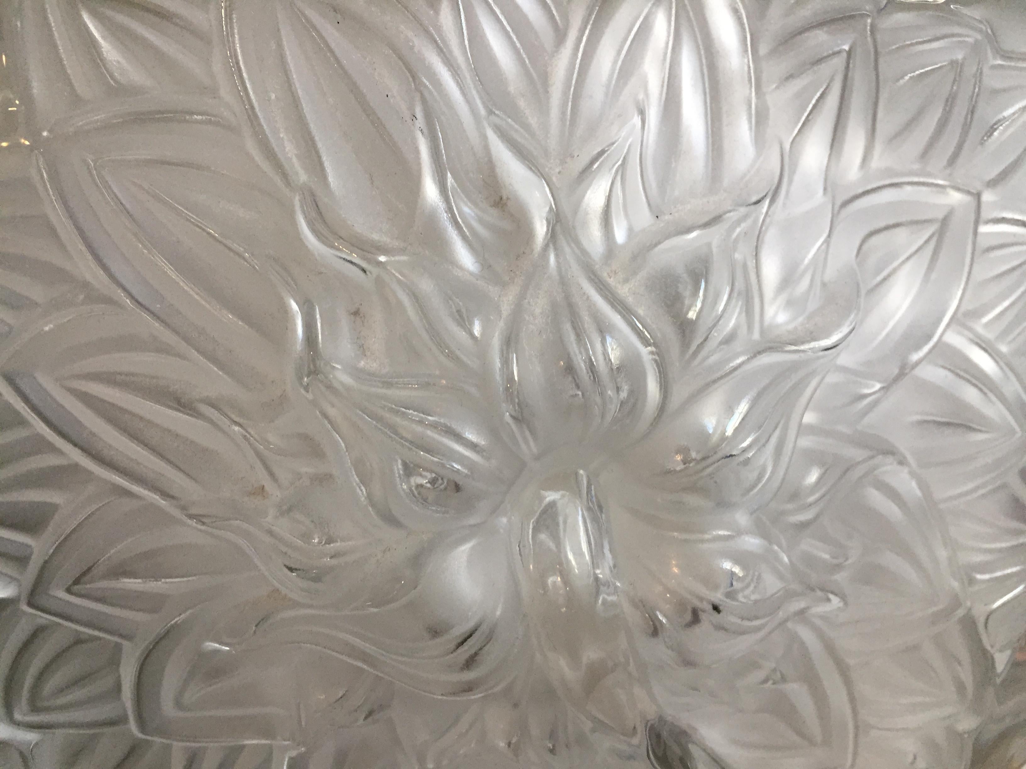 Crystal Lalique vase 