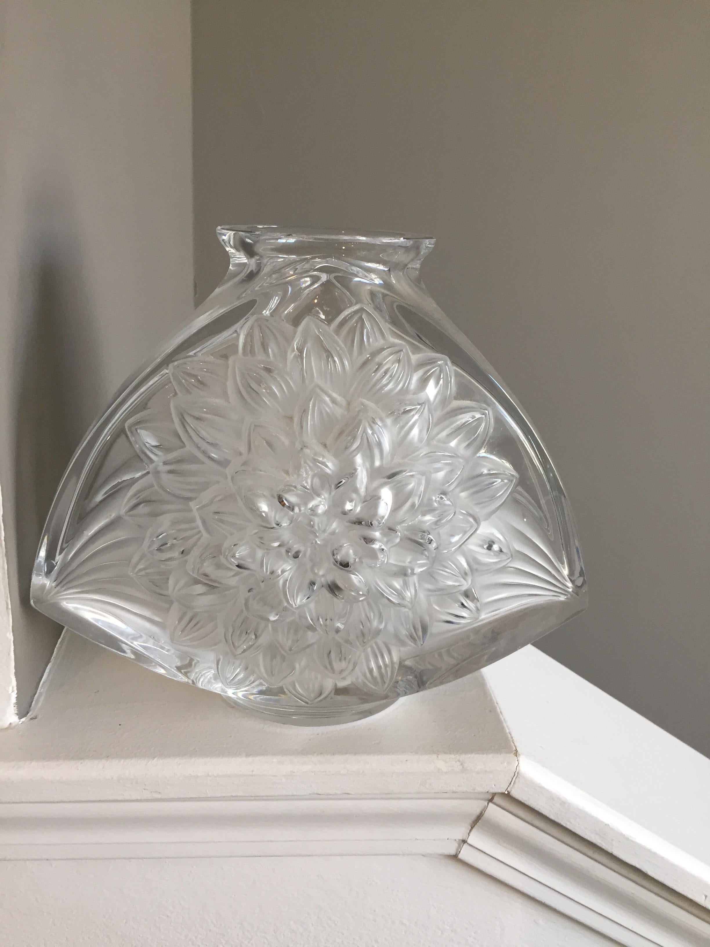 Crystal Lalique Vase 