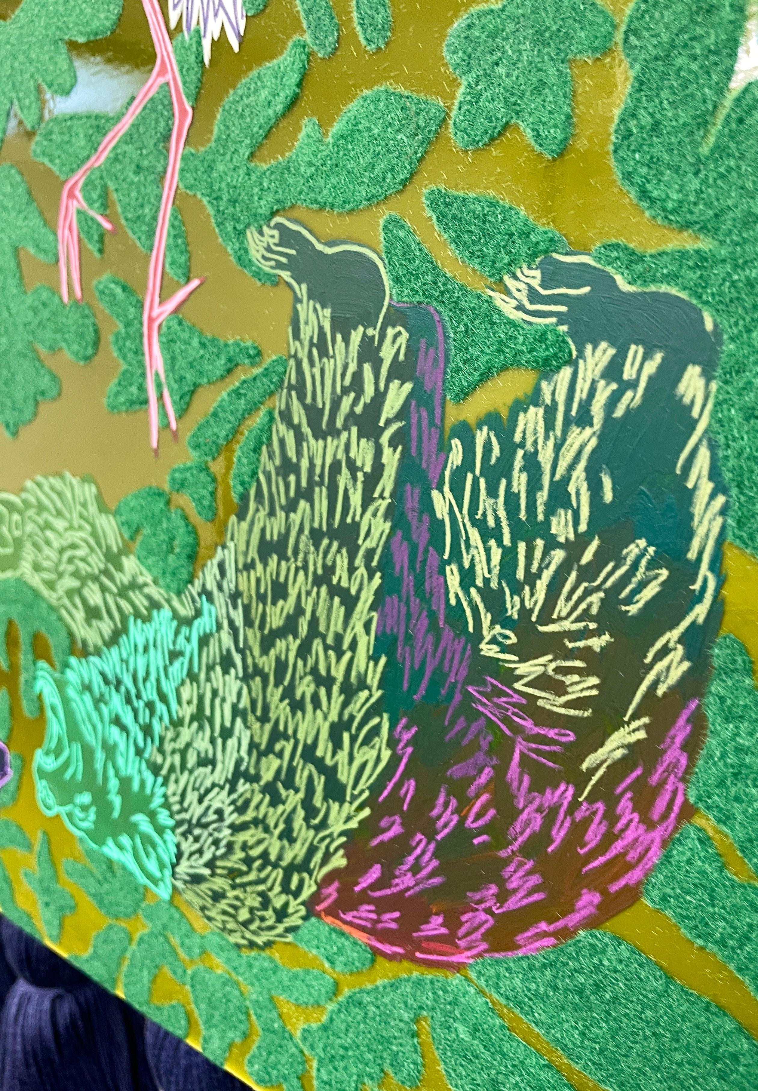 Totem 10 - Contemporary Painting by Crystal Latimer