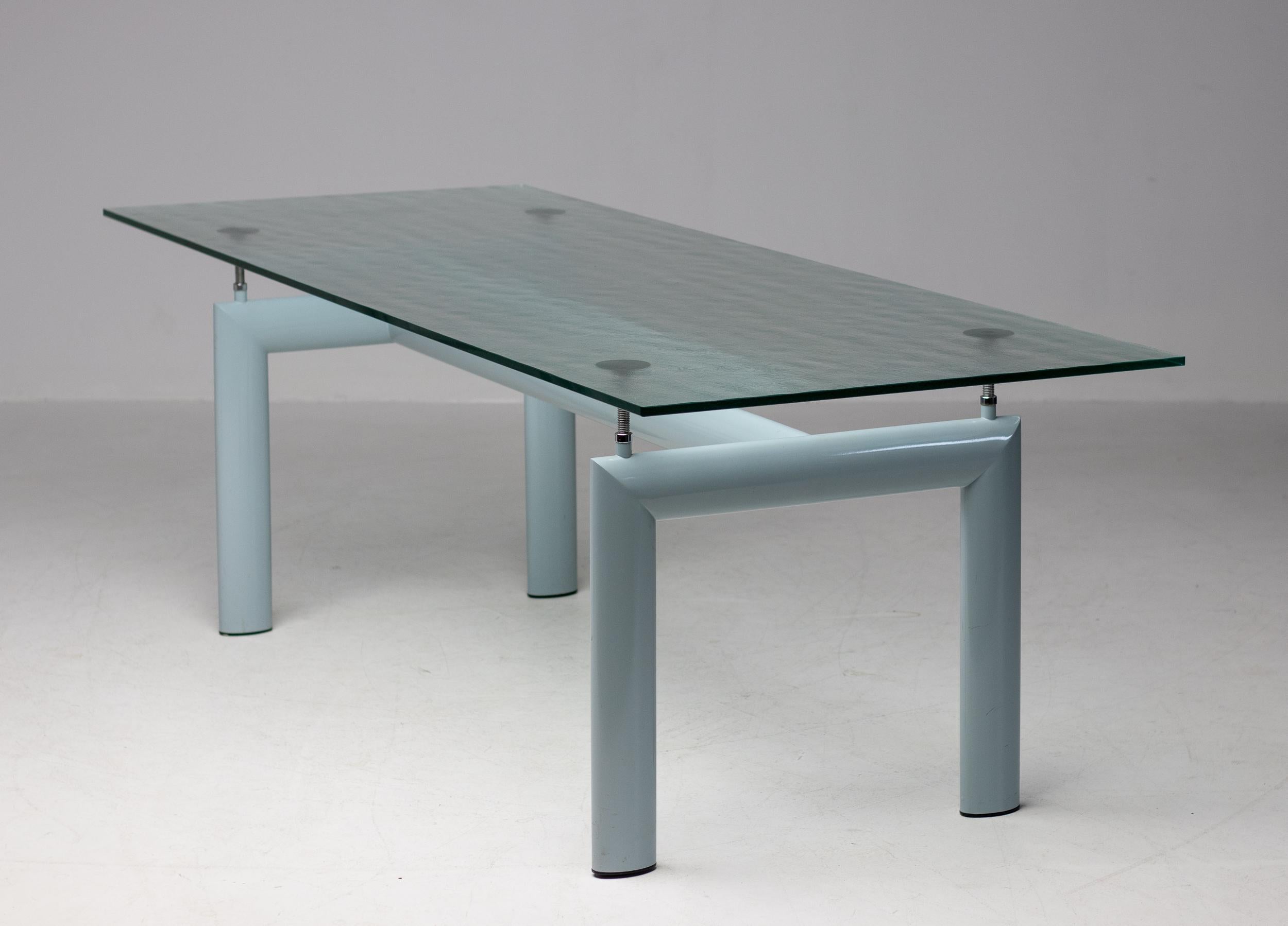 Crystal LC6 Table by Le Corbusier, Jeanneret and Perriand for Cassina 4