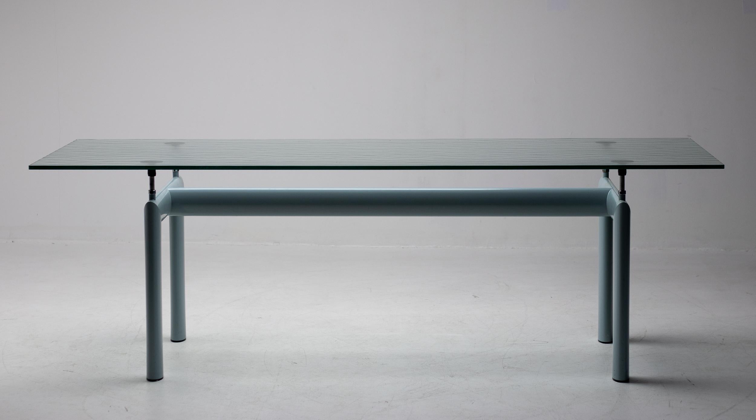 Crystal LC6 Table by Le Corbusier, Jeanneret and Perriand for Cassina 7