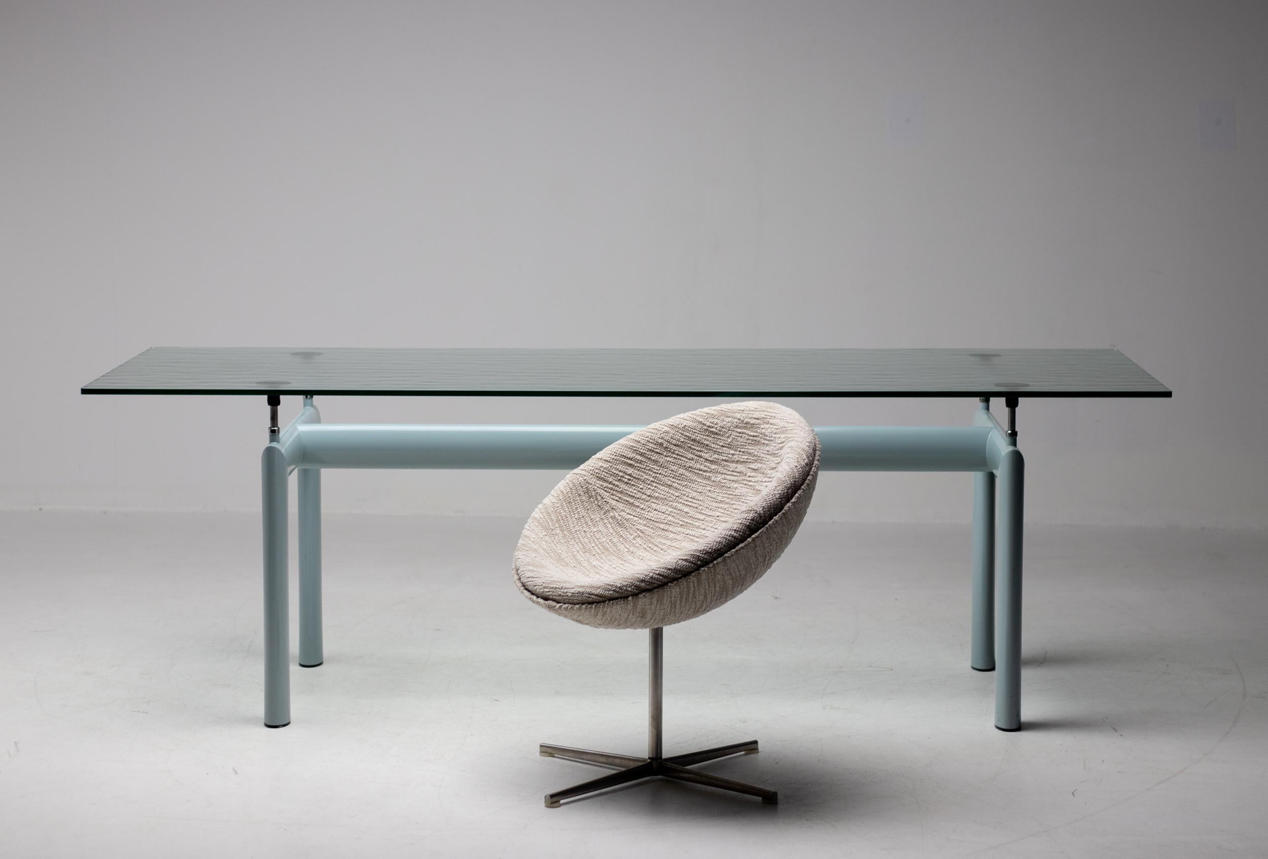 Crystal LC6 Table by Le Corbusier, Jeanneret and Perriand for Cassina 8