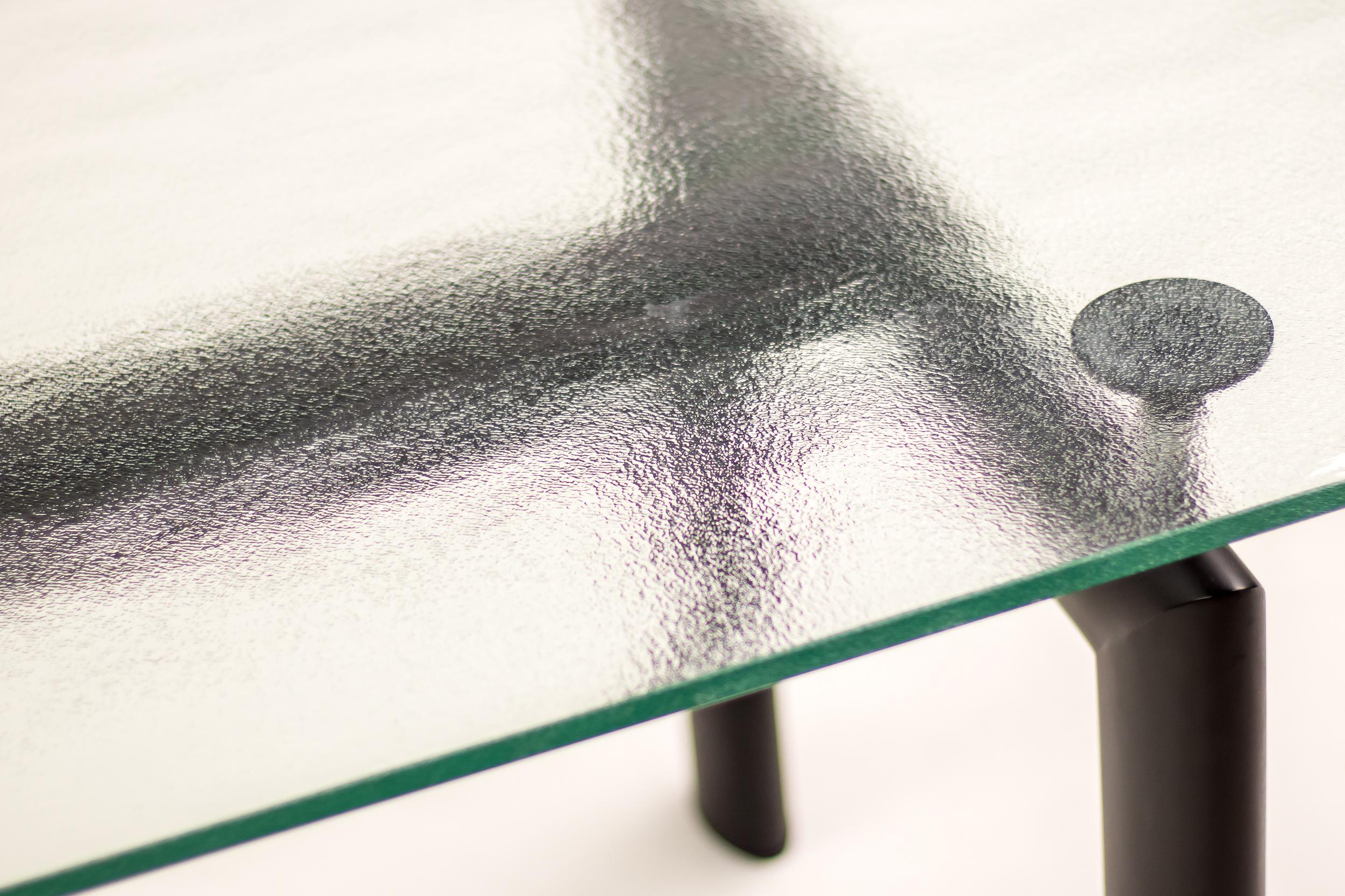 Table en cristal LC6 de Le Corbusier, Jeanneret et Perriand pour Cassina 1