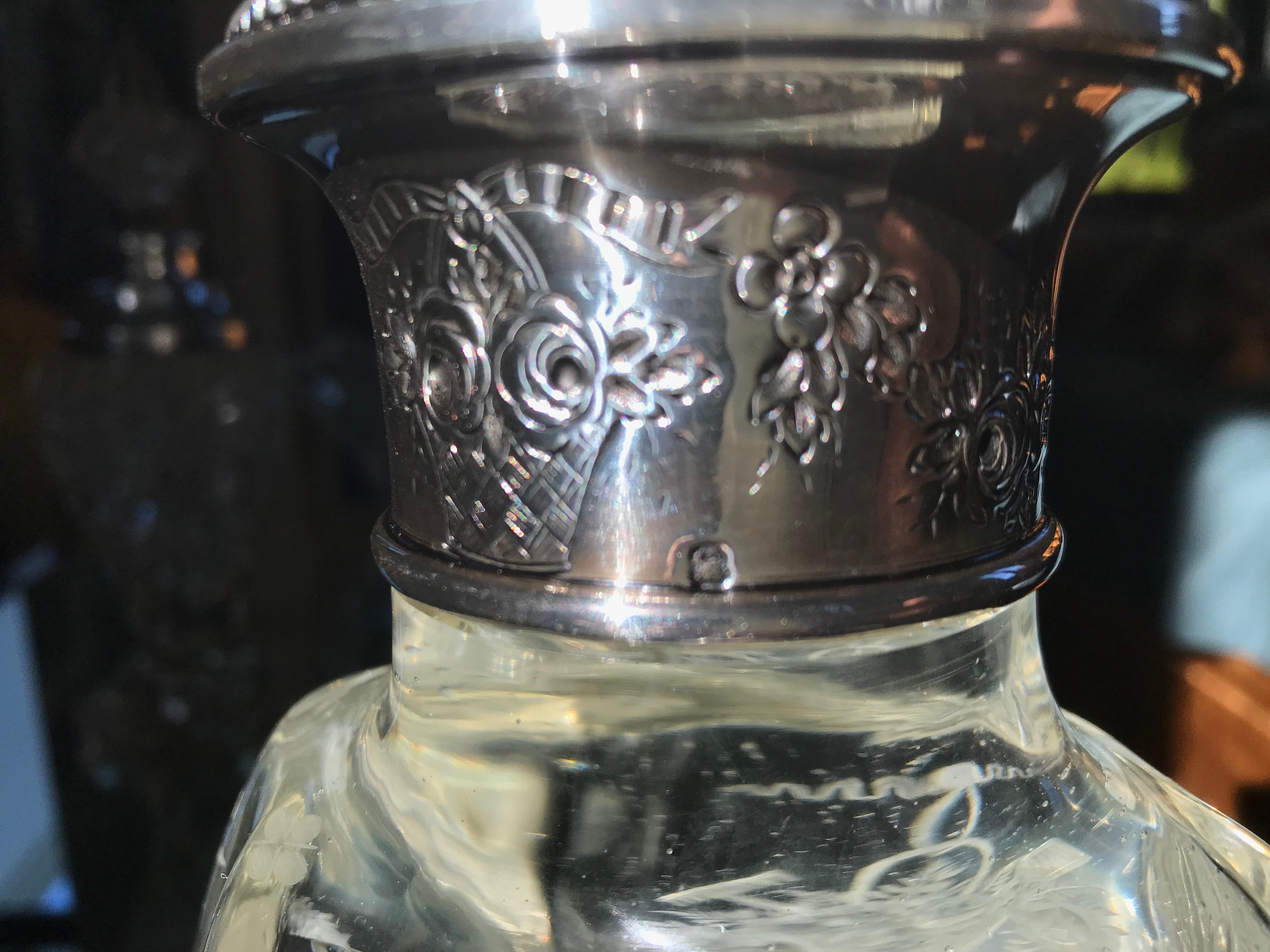 Neoclassical Crystal Liquor Bottle