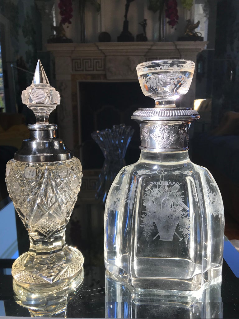 Crystal Liquor Bottle at 1stDibs liquor with crystals in the bottle