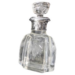 Antique Crystal Liquor Bottle