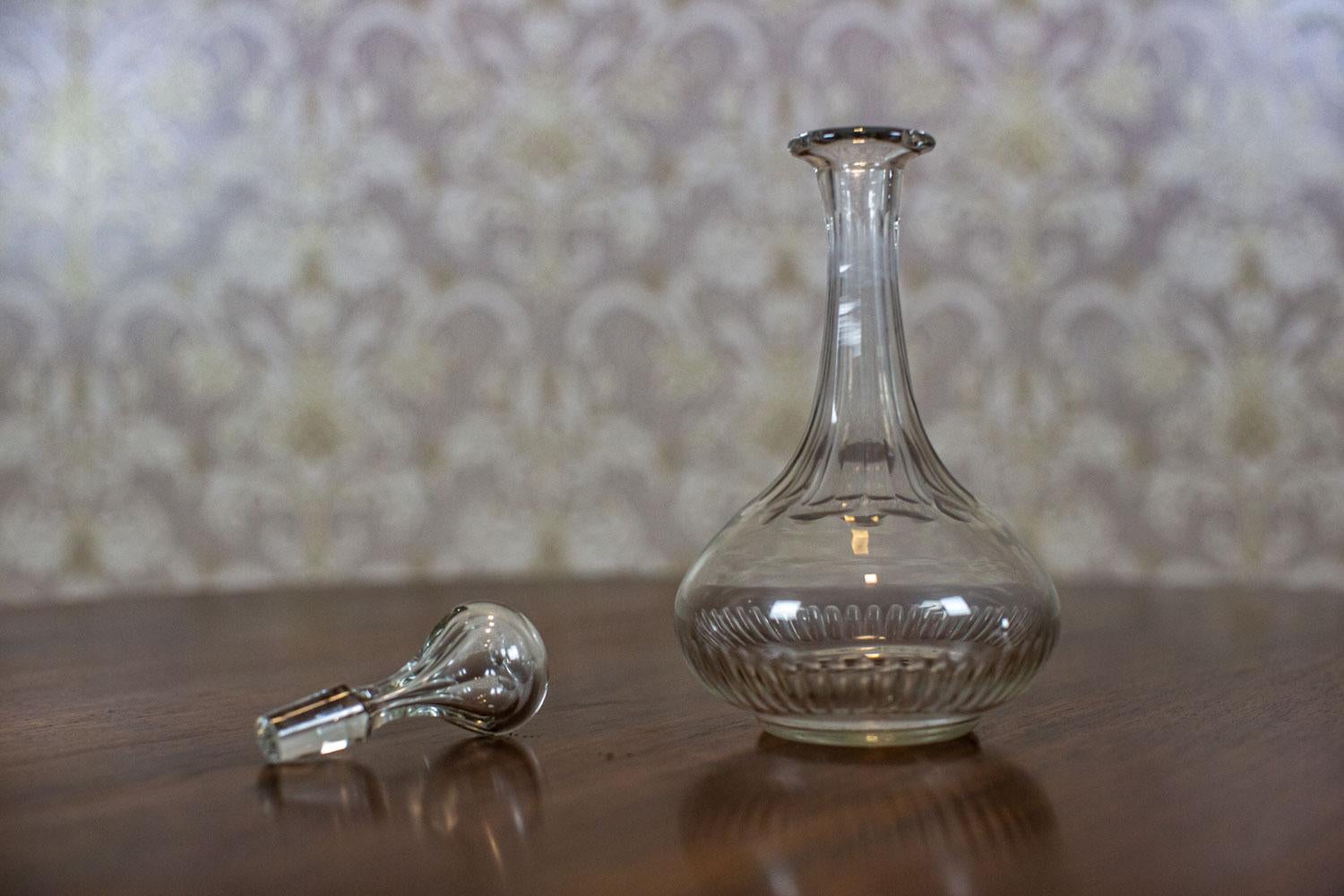 Decorative Crystal Liquor Decanter from 1918-1938 For Sale 1