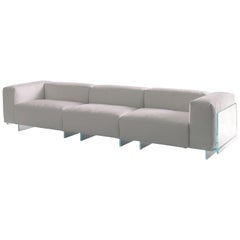 Crystal Lounge Sofa, by Jean-Marie Massaud for Glas Italia