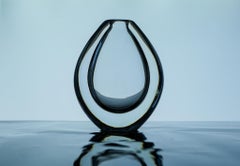 Vase en verre Crystal Lucid Drop de Sven Palmqvist pour Orrefors Suède