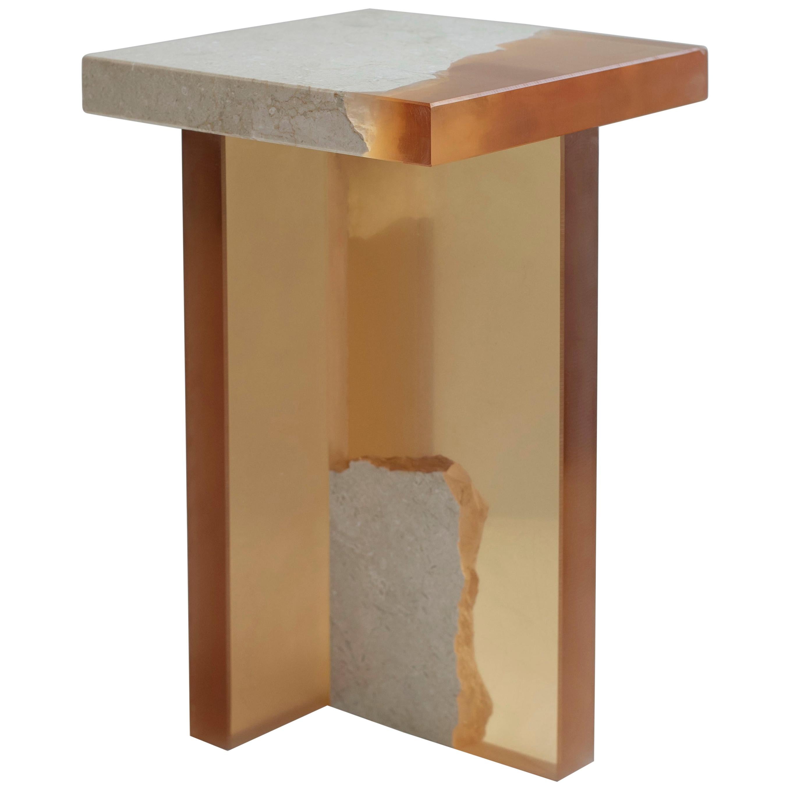 Crystal Marble Fragment Side Table by Jang Hea Kyoung For Sale