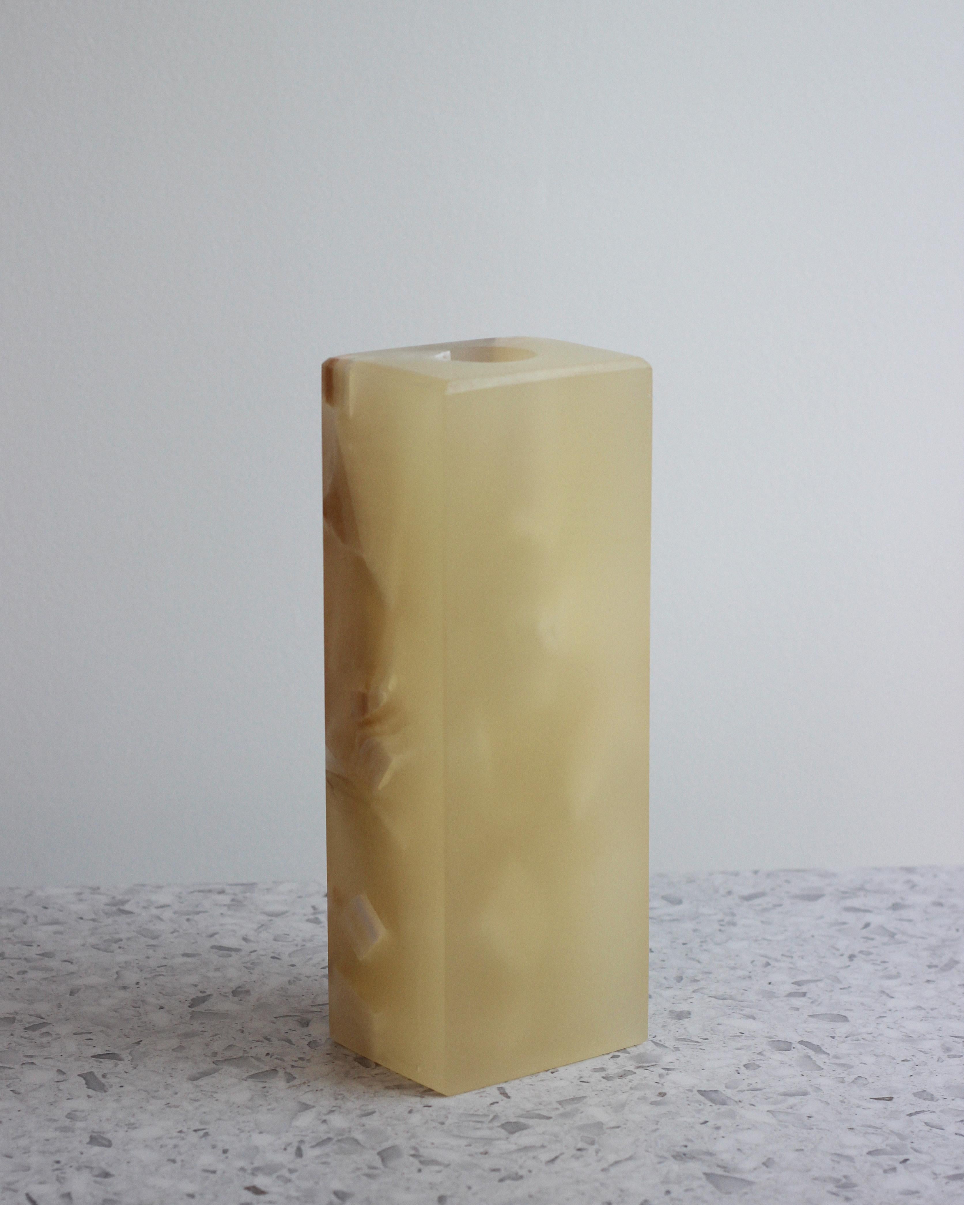 Crystal marble fragment vase by Jang Hea Kyoung
Artist: Jang Hea Kyoung
Materials: Crystal resin and marble
Dimensions: 24 x 9 x 7 cm

Jang Hea Kyoung is based in Seoul, Republic of Korea. She searches for Craft elements and makes modern object