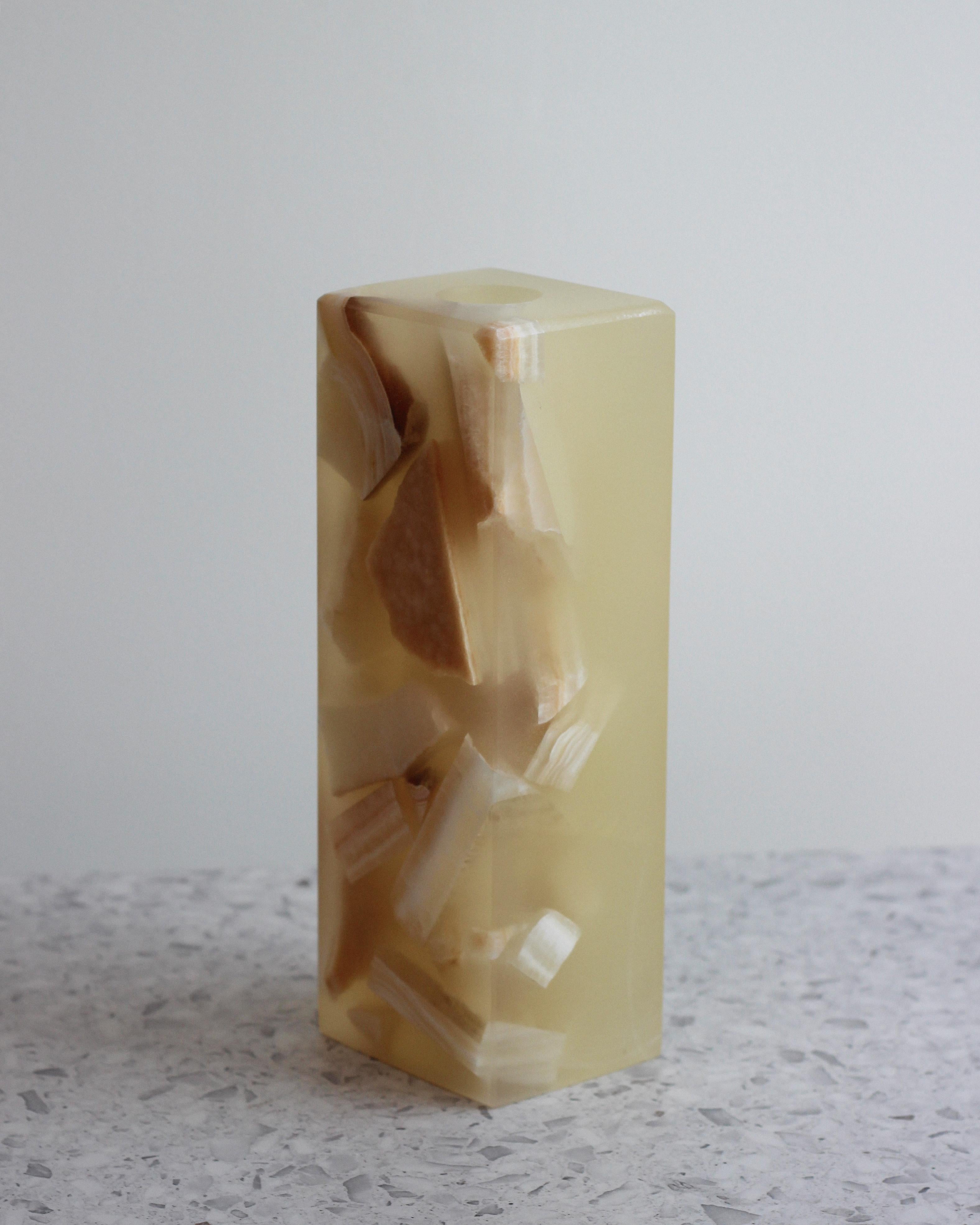 Contemporary Crystal Marble Fragment Vase by Jang Hea Kyoung For Sale