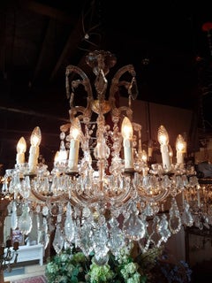 Crystal Maria Theresa Chandelier, 1930, France