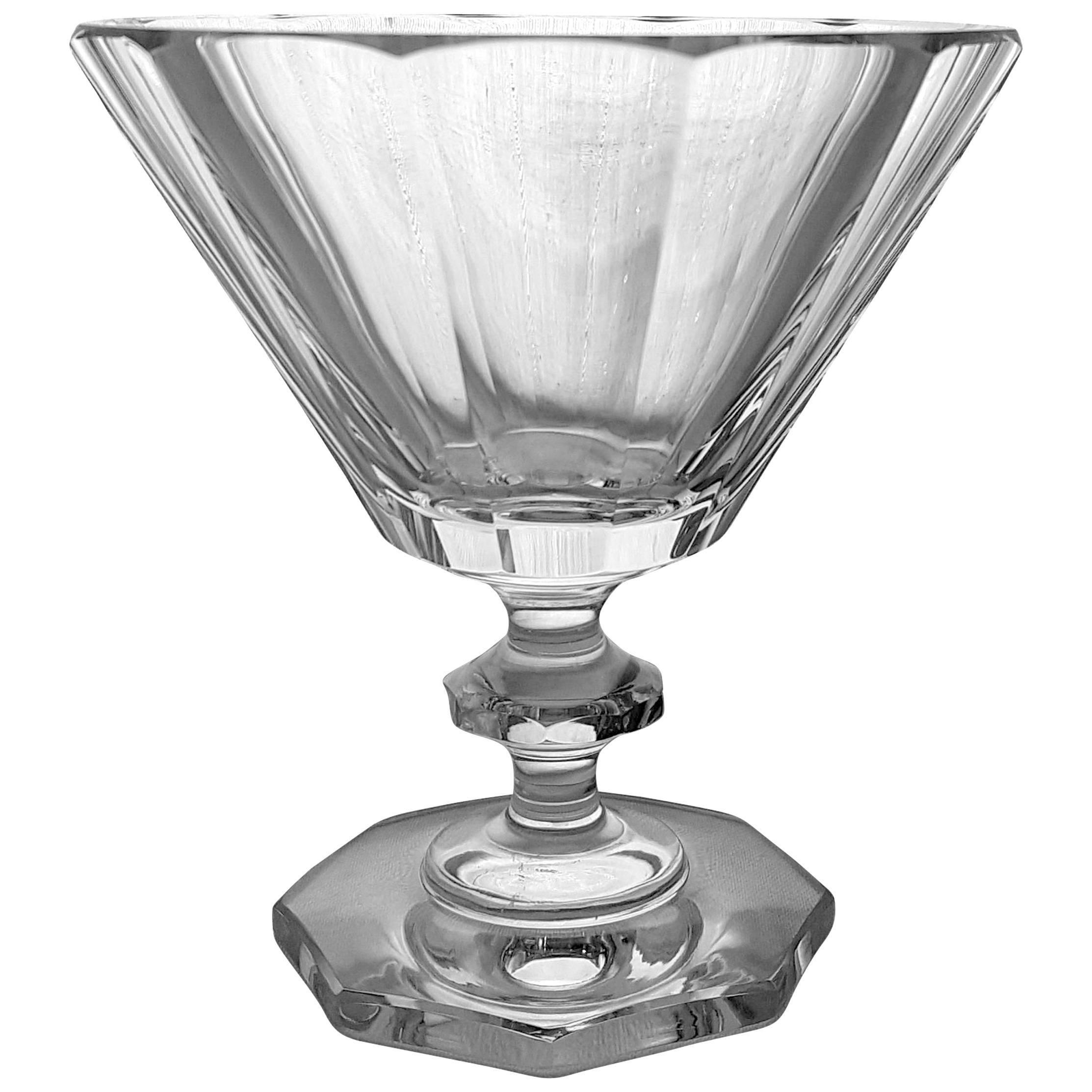 Crystal Martini Goblet Set Made in Germany For Sale