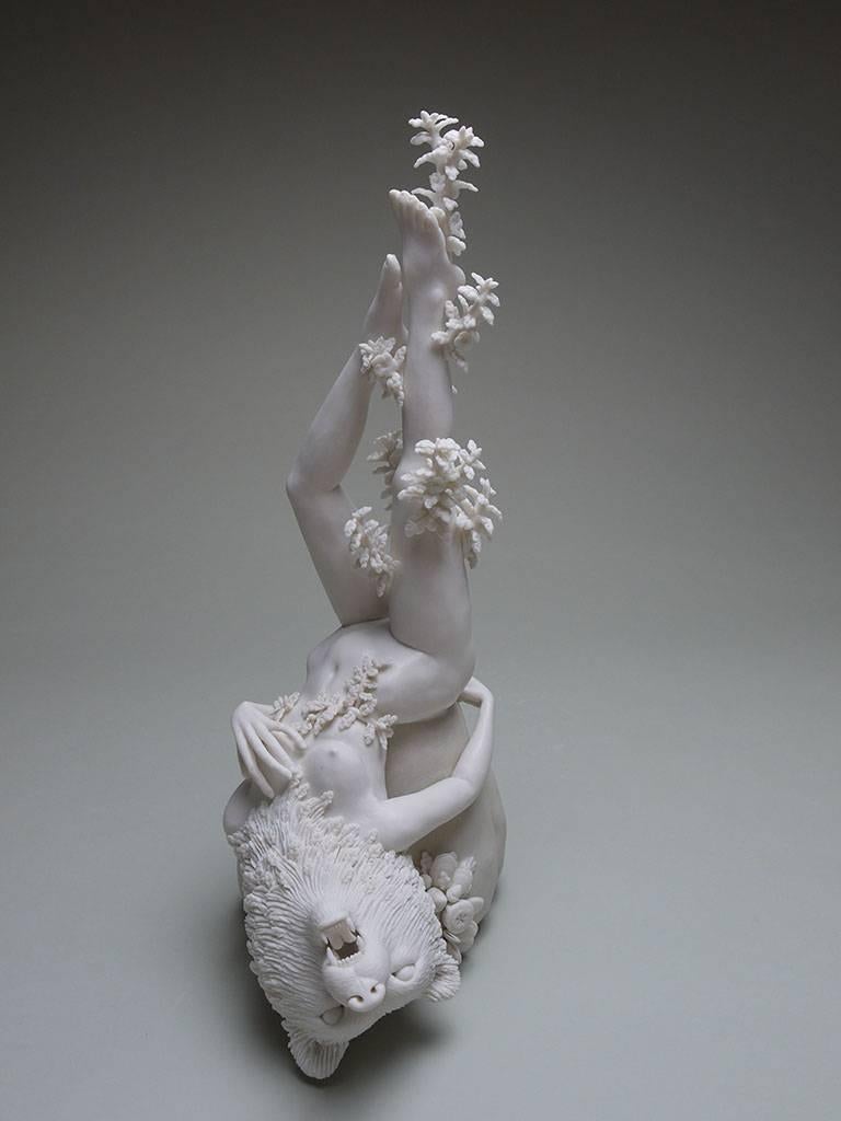 Crystal Morey Nude Sculpture - New Symbiosis: Daphne