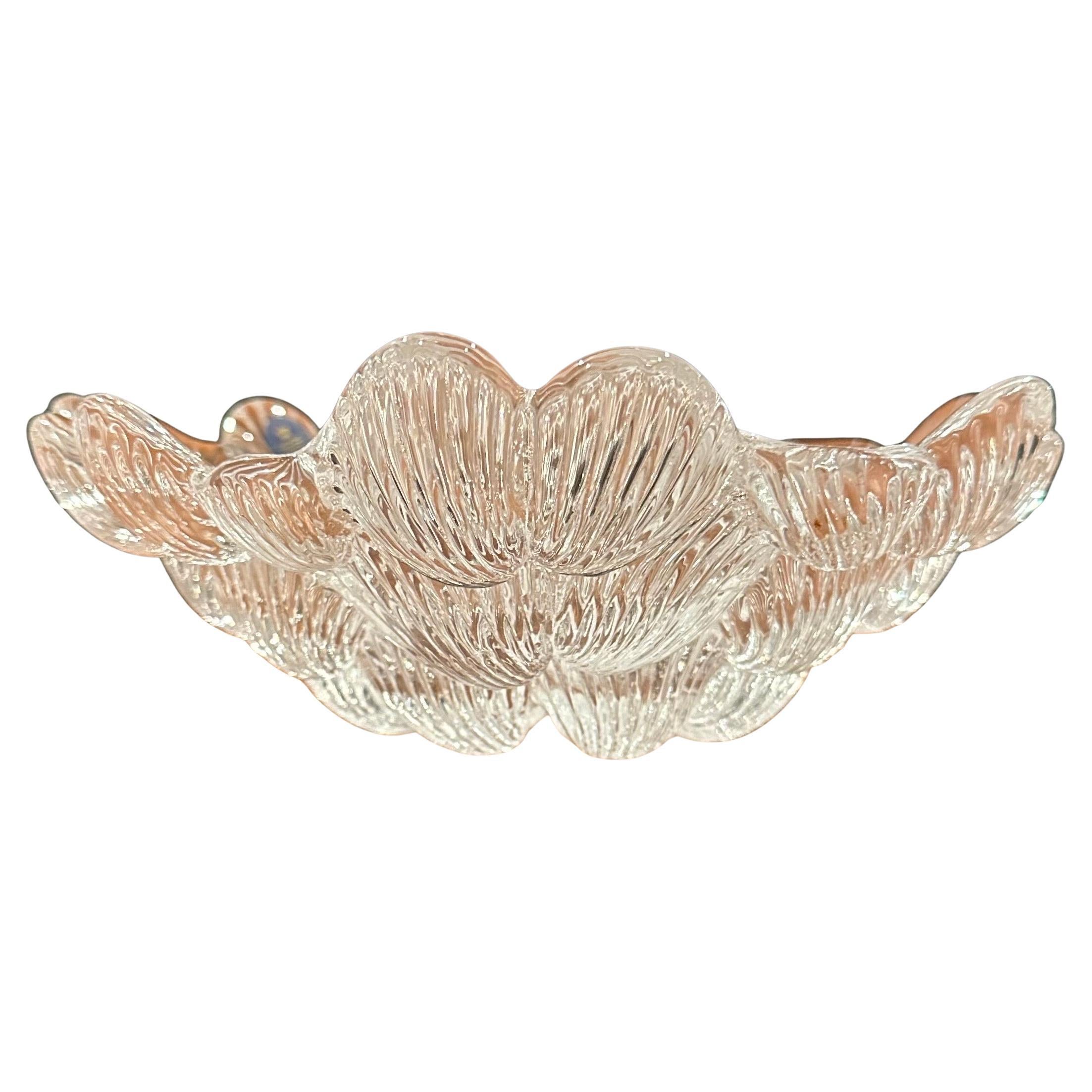 Schale mit Muschelschale aus Kristall von Royal Copenhagen (Dänisch) im Angebot