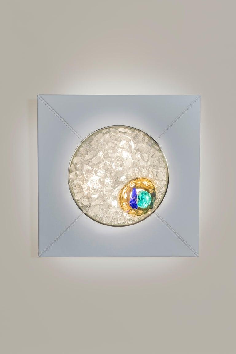 Mid-Century Modern Applique en cristal « Neve di Primavera », Angelo Brotto en vente