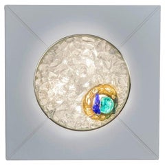 Crystal "Neve Di Primavera" Sconce, Angelo Brotto