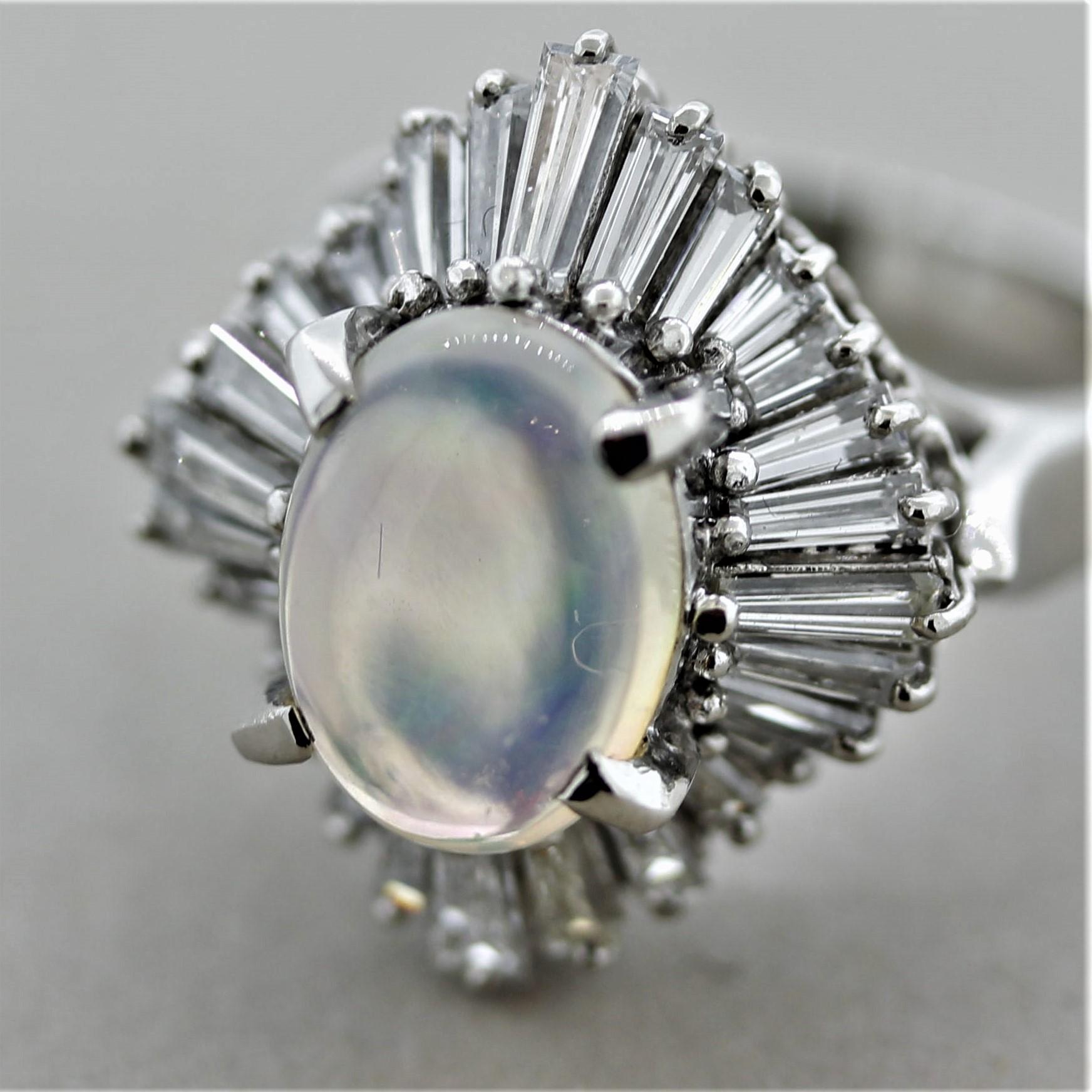 opal ballerina ring