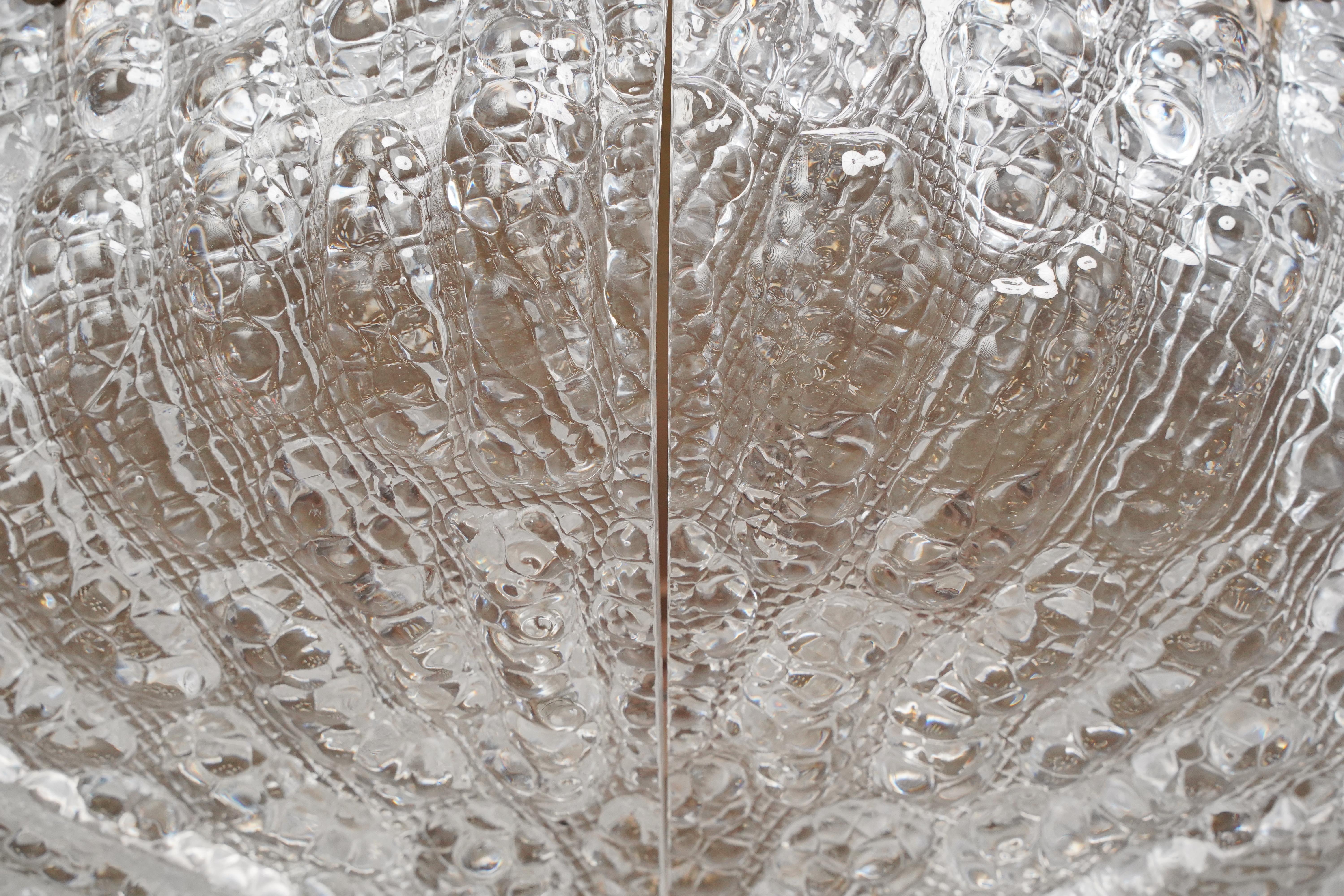Lampe suspendue en cristal Orrefors Embassy de Carl Fagerlun Bon état - En vente à New York, NY