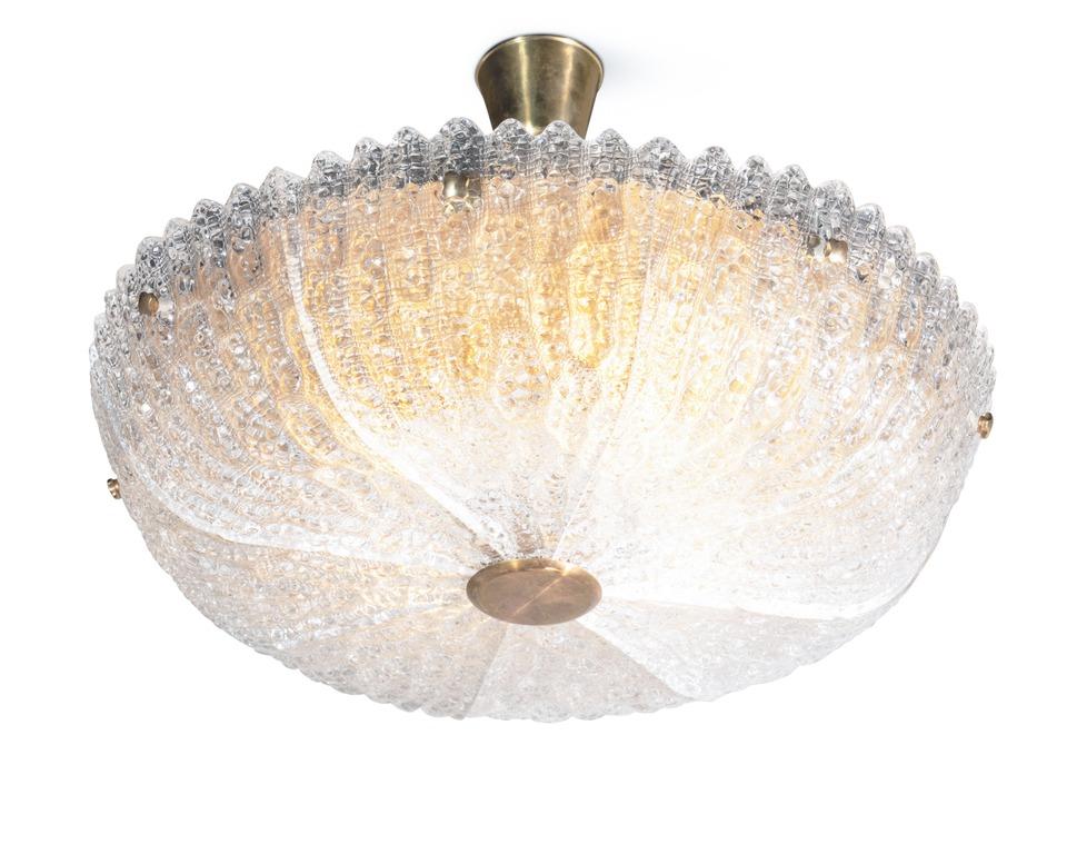 Grand plafonnier suspendu en cristal The Modern Scandinavian Mid Century Modern de la collection 
