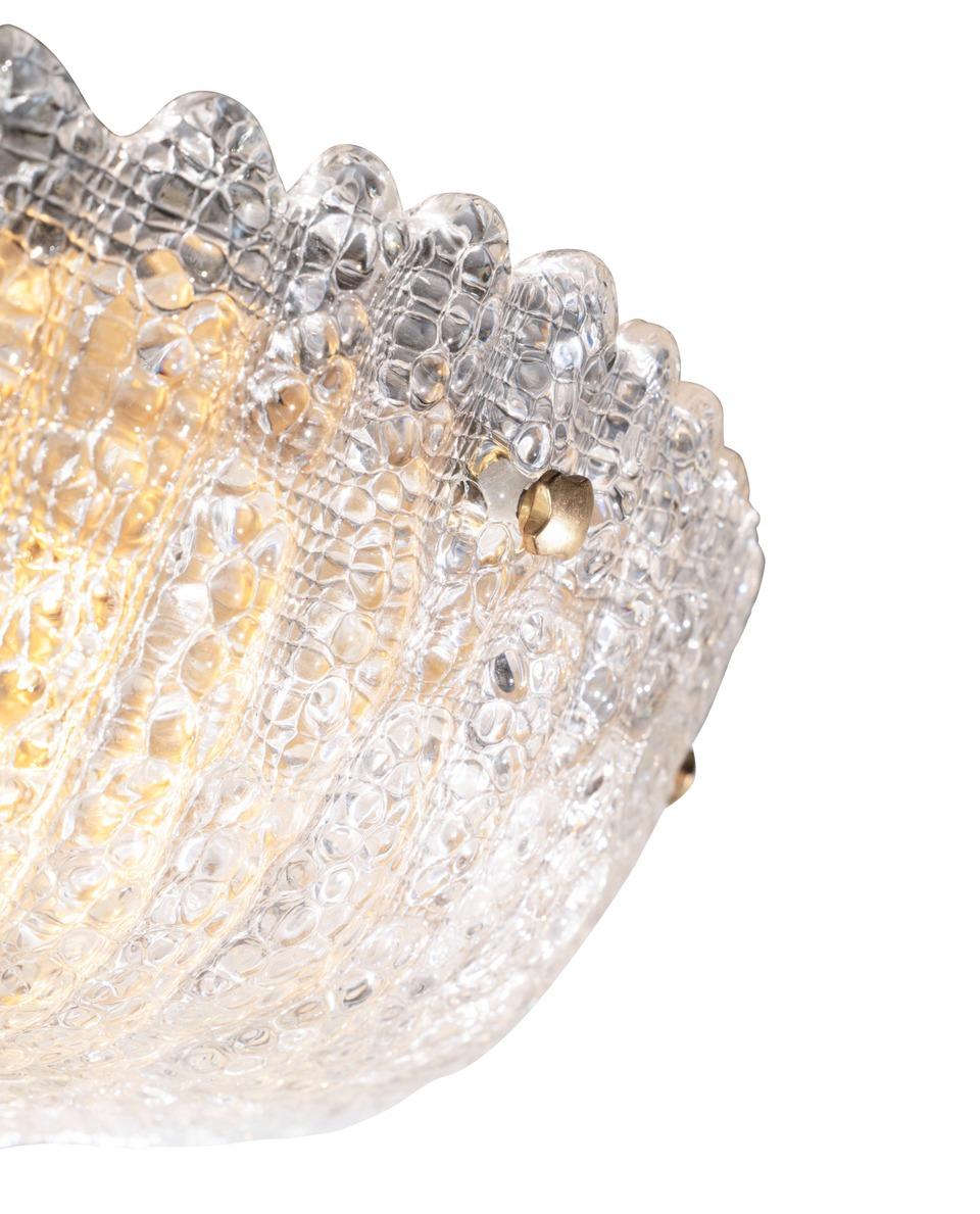 Verre Lampe à suspension en cristal Orrefors Embassy Light de Carl Fagerlund en vente