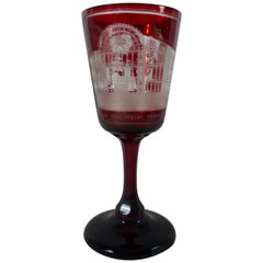 Crystal Palace Great Exhibition Commemorative Glass, 1851