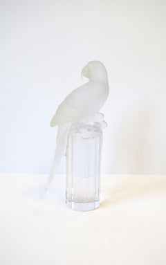 Crystal Parrot Bird Decorative Object, German