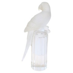 Crystal Parrot Bird Decorative Object, German