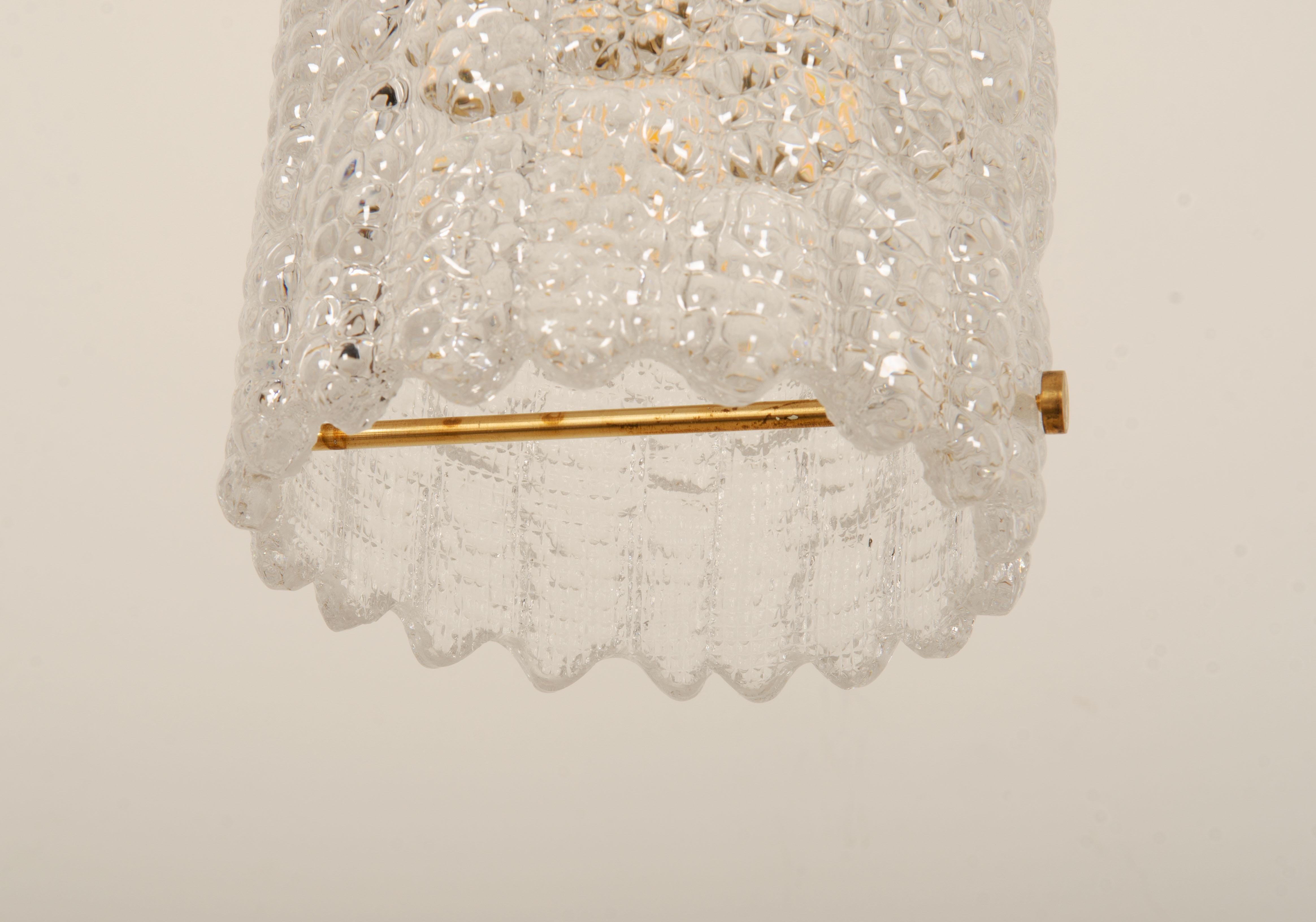 Crystal Pendant by Carl Fagerlund for Orrefors, Sweden In Good Condition For Sale In Vienna, AT