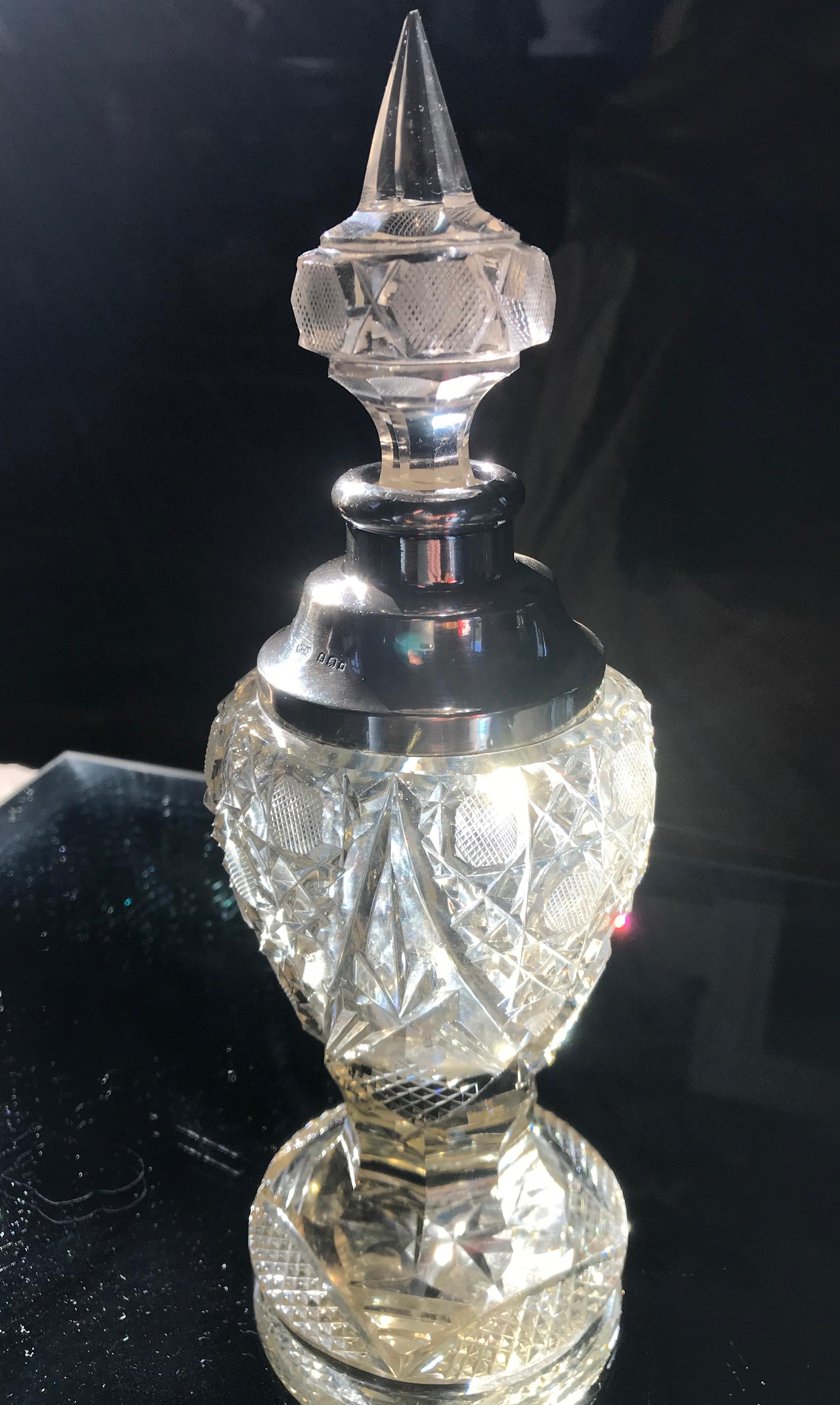 Victorian Crystal Perfume Bottle