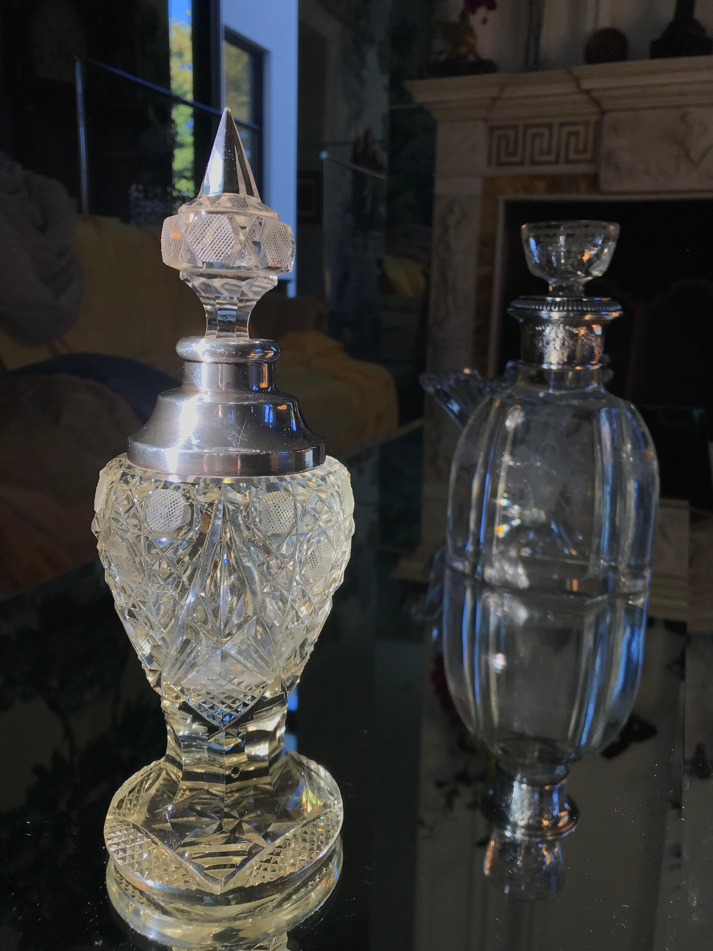English Crystal Perfume Bottle