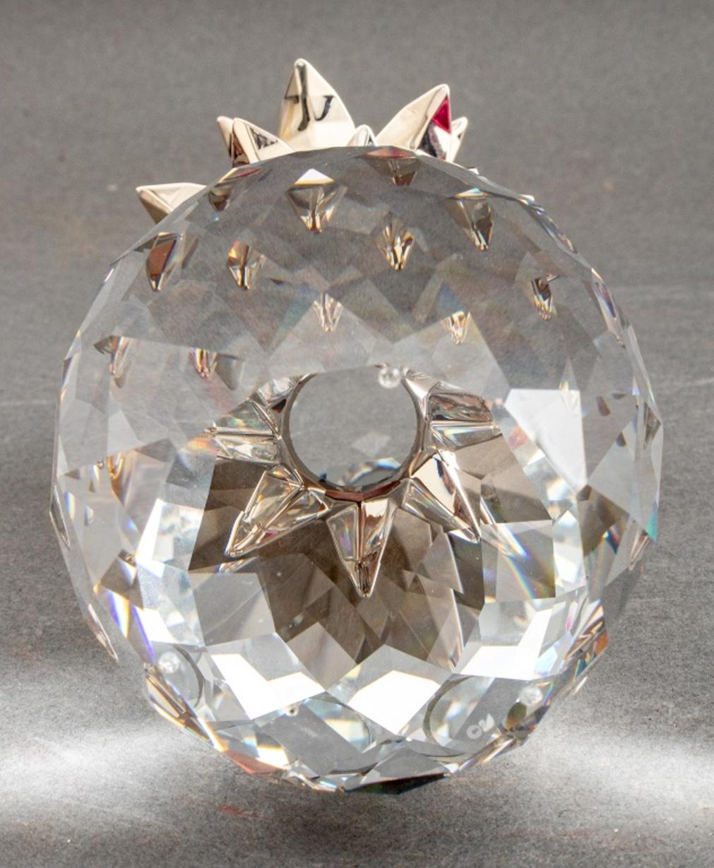 Crystal Pineapple With Silvered Leaves 1