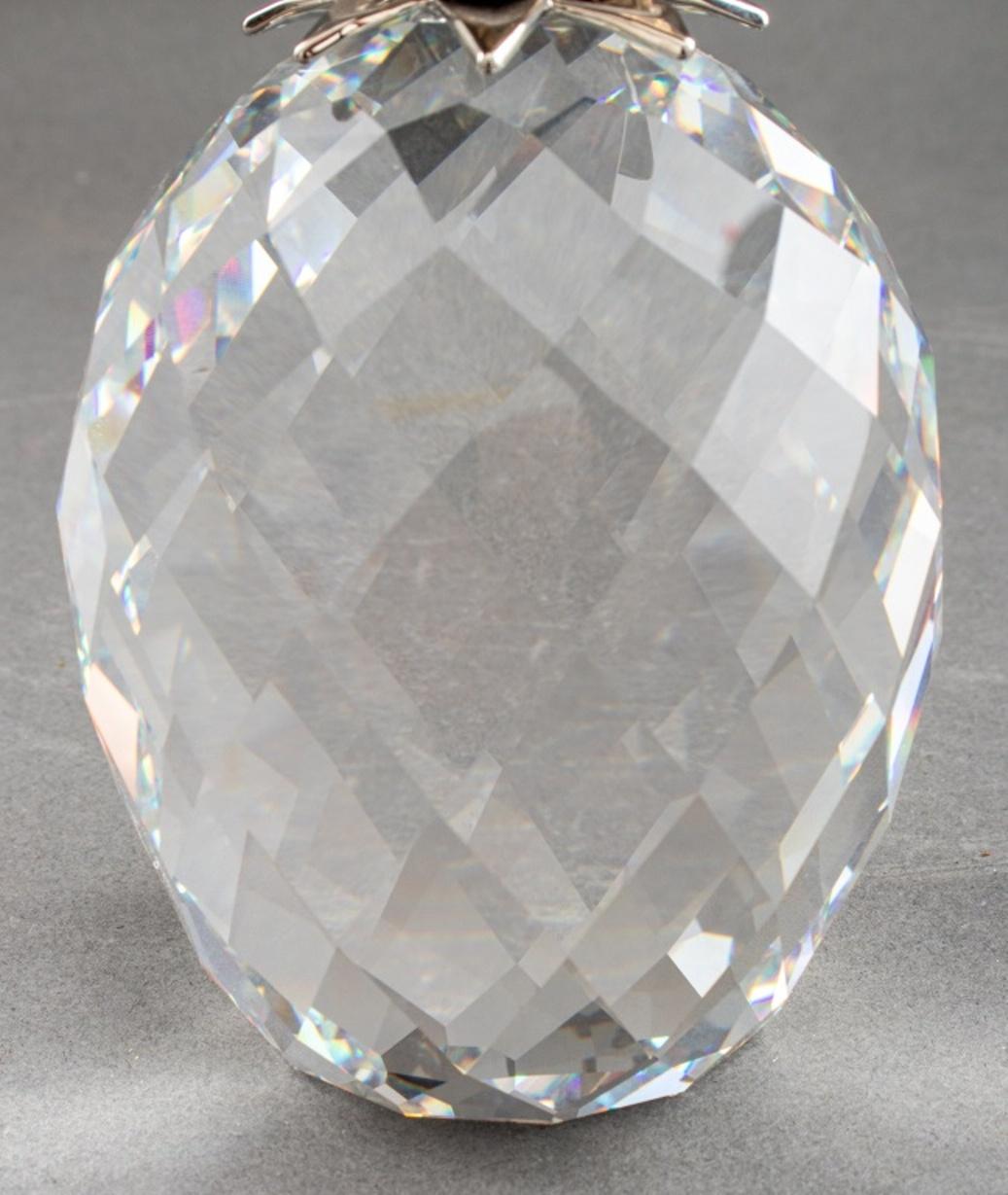Crystal Pineapple With Silvered Leaves 3